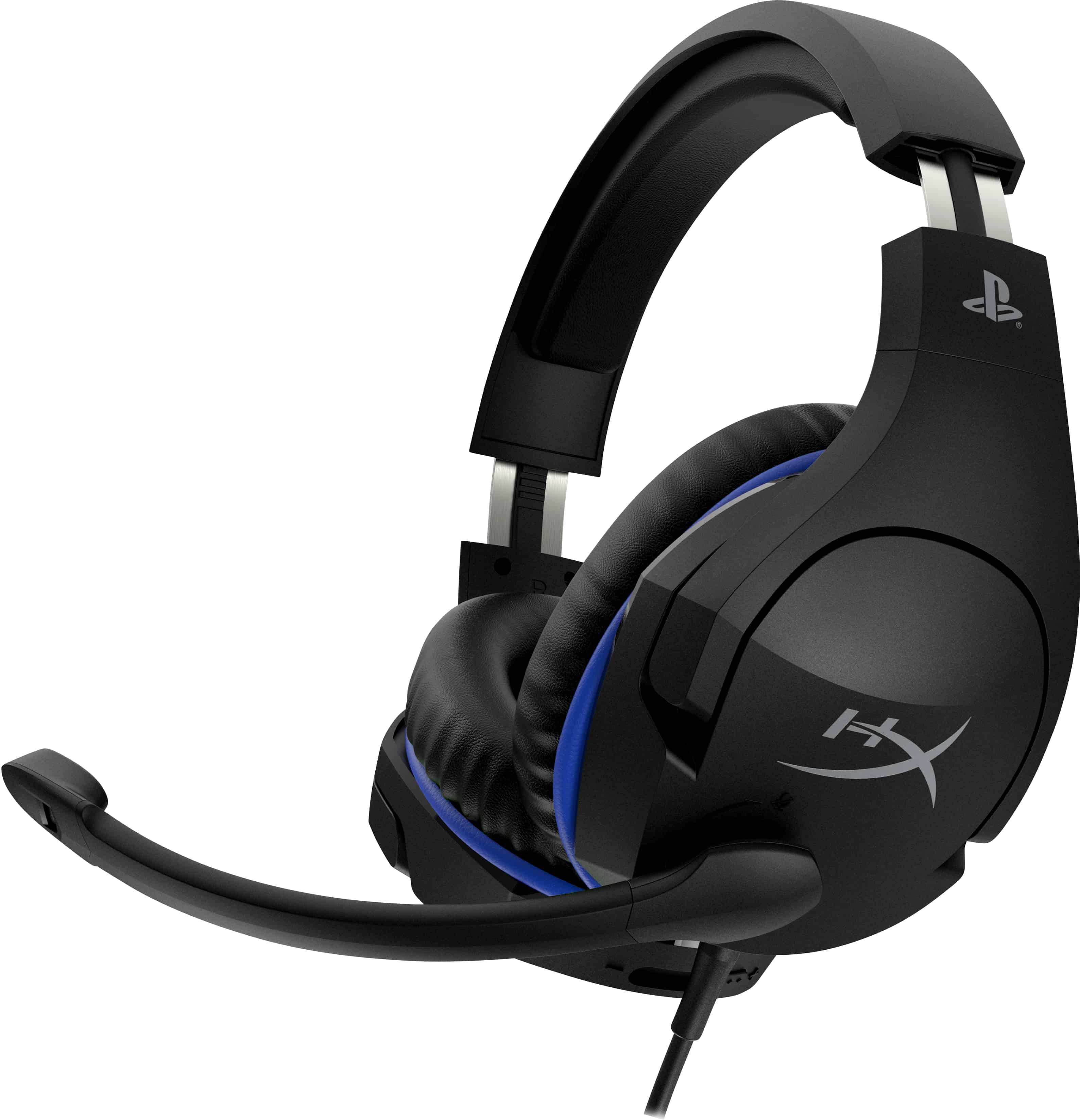 HyperX Cloud Stinger - Gaming-headset - PS5-PS4 (zwart-blauw) (4P5K0AM#ABB) thumbnail