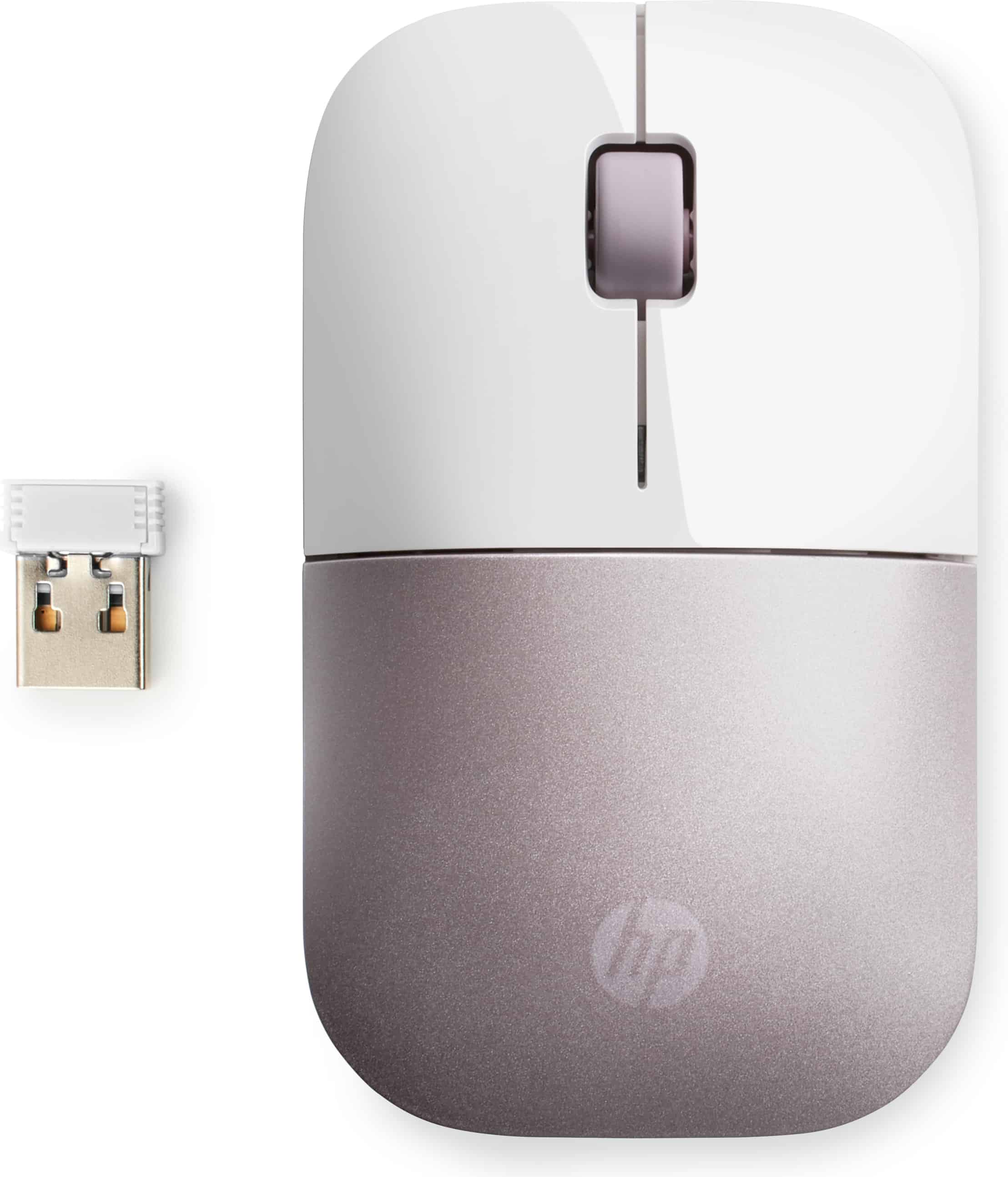 HP draadloze muis Z3700 - wit/roze (4VY82AA#ABB) thumbnail
