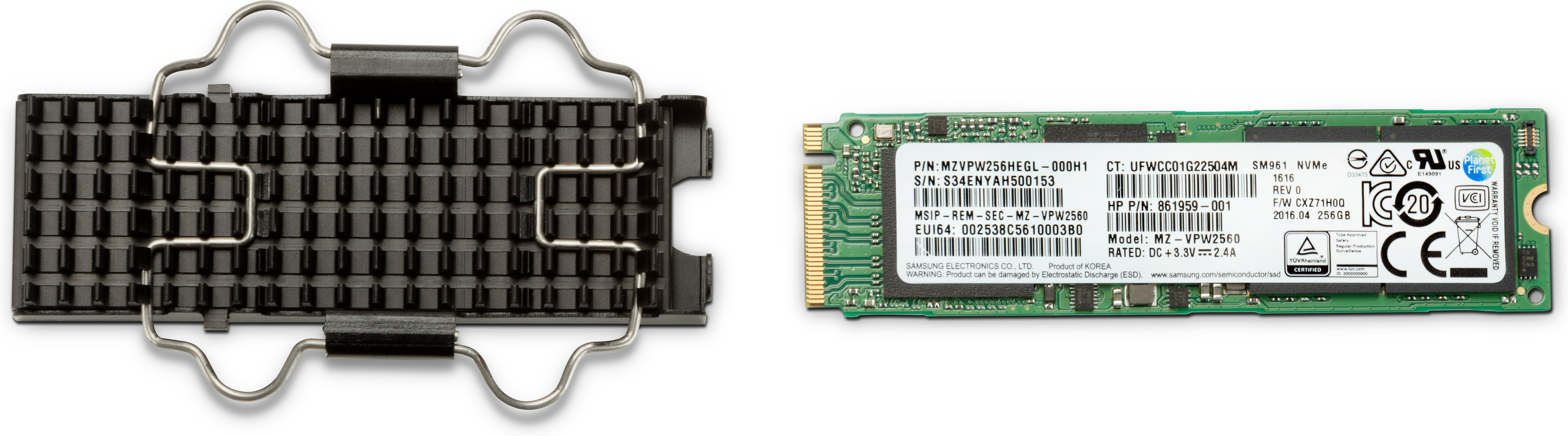 HP Z Turbo Drive 512 GB SED (Z4/6 G4) TLC SSD-sats M.2 PCI Express 3.0 NVMe (4YZ44AA) thumbnail
