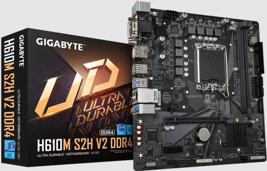 Gigabyte H610M S2H V2                (H610,S1700,mATX,DDR5) (H610M S2H V2) thumbnail