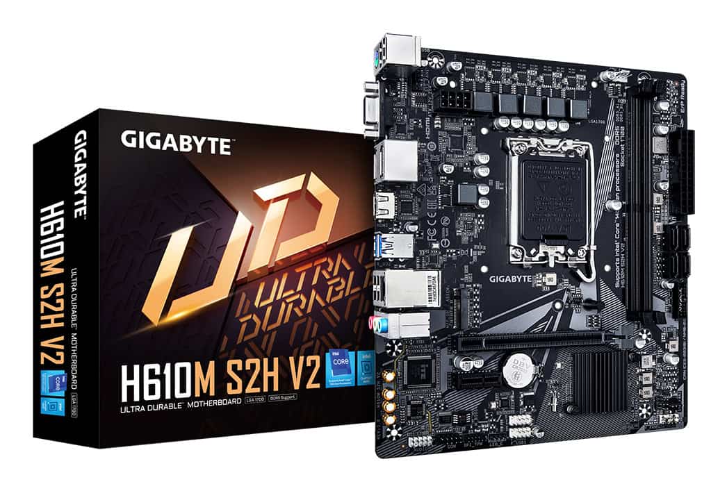 GIGABYTE H610M S2H V2 moederbord Intel H610 Express LGA 1700 micro ATX (H610M S2H V2) thumbnail