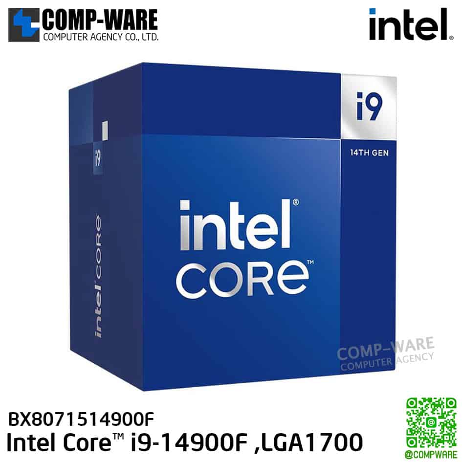 Intel CPU/Core i9-14900F 5.8GHz LGA1700 Box (BX8071514900F) thumbnail