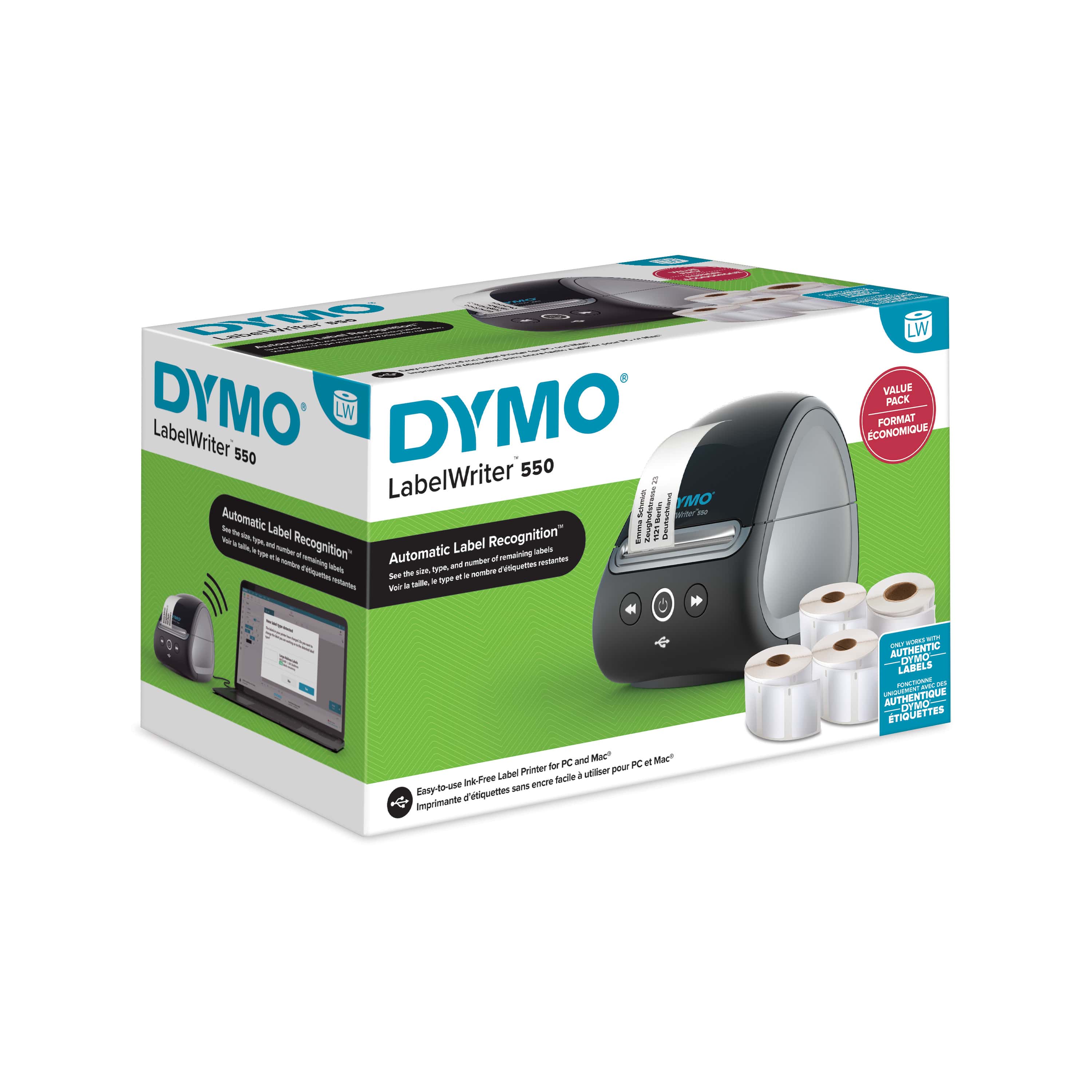 DYMO LabelWriter ® ™ 550 ValuePack (2147591) thumbnail