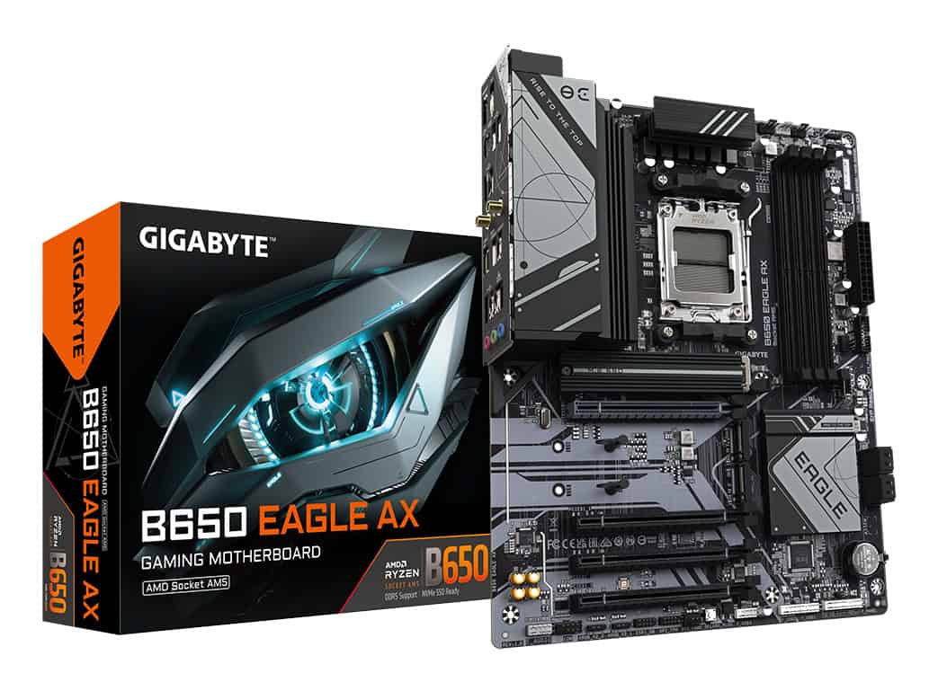 GIGABYTE B650 EAGLE AX moederbord AMD B650 Socket AM5 ATX (B650 EAGLE AX) thumbnail