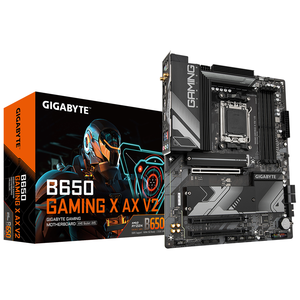 Gigabyte B650 GAMING X AX V2 moederbord AMD B650 Socket AM5 ATX (B650 GAMING X AX V2) thumbnail