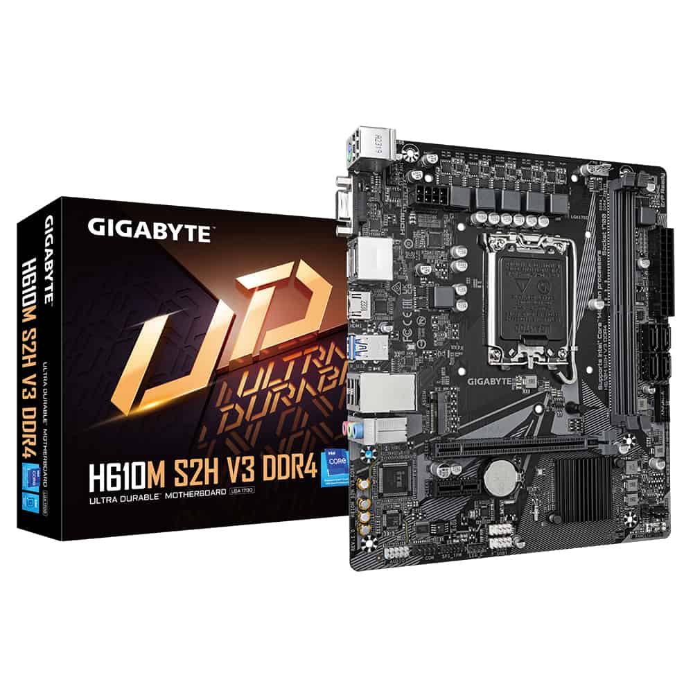 Gigabyte H610M S2H V3 DDR4 moederbord Intel H610 Express LGA 1700 micro ATX (H610M S2H V3 DDR4) thumbnail