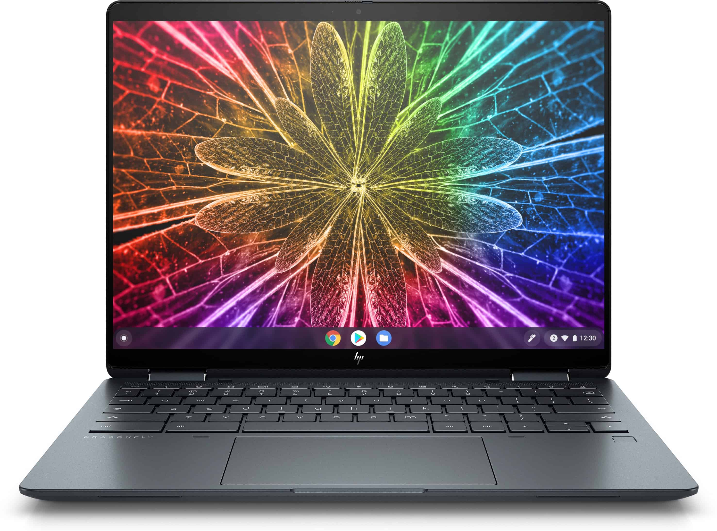 HP Elite Dragonfly Chromebook Enterprise Intel® Core™ i5 i5-1245U 34,3 cm (13.5") Touchscreen WUXGA+ 16 GB LPDDR4x-SDRAM 256 GB SSD Wi-Fi 6 (802.11ax) ChromeOS Blauw (5Q7J0EA#ABH) thumbnail