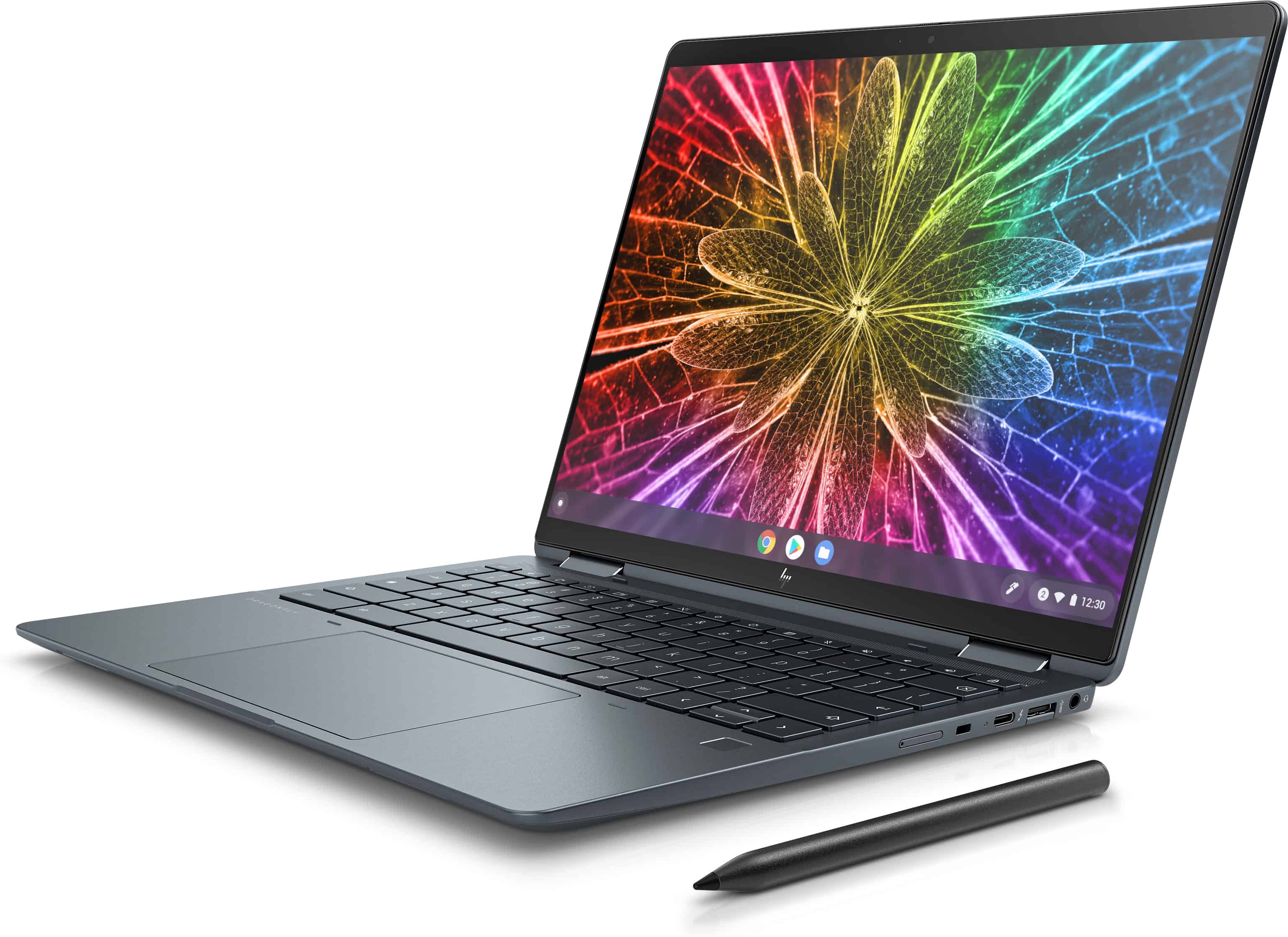HP Elite Dragonfly Chromebook i7-1255U 34,3 cm (13.5") Touchscreen WUXGA+ Intel® Core™ i7 16 GB LPDDR4x-SDRAM 256 GB SSD Wi-Fi 6 (802.11ax) ChromeOS Grijs (5Q7L8EA#ABH) thumbnail