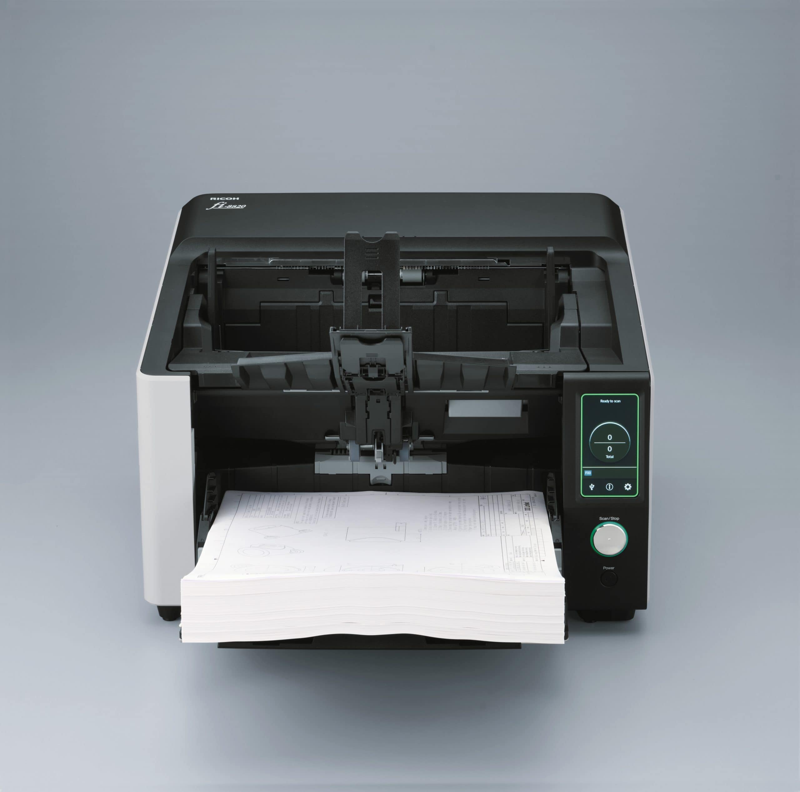 Fujitsu Ricoh   Scanner FI-8820   Dokumentenscanner A3     (Fujitsu) (PA03830-B301) thumbnail