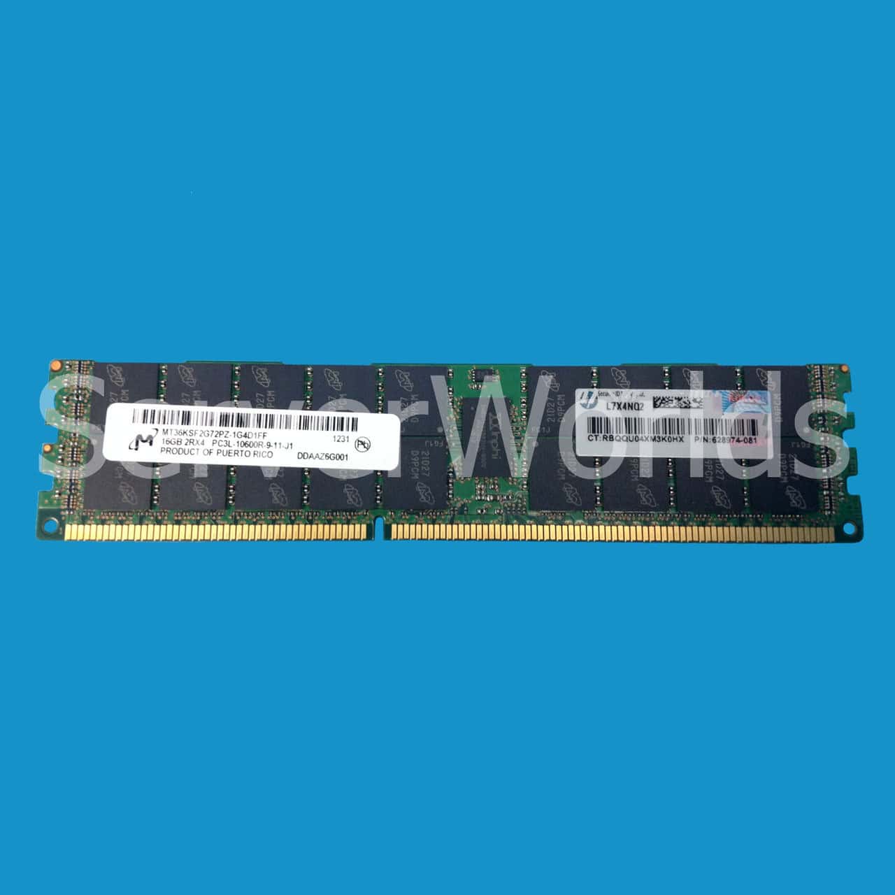 HP 632204-001 - 16 GB - DDR3 - 1333 MHz (632204-001) (632204-001) thumbnail