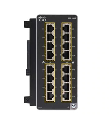 Cisco Catalyst IE3300 Managed L2 Gigabit Ethernet (10/100/1000) Zwart (IEM-3300-16T=) thumbnail