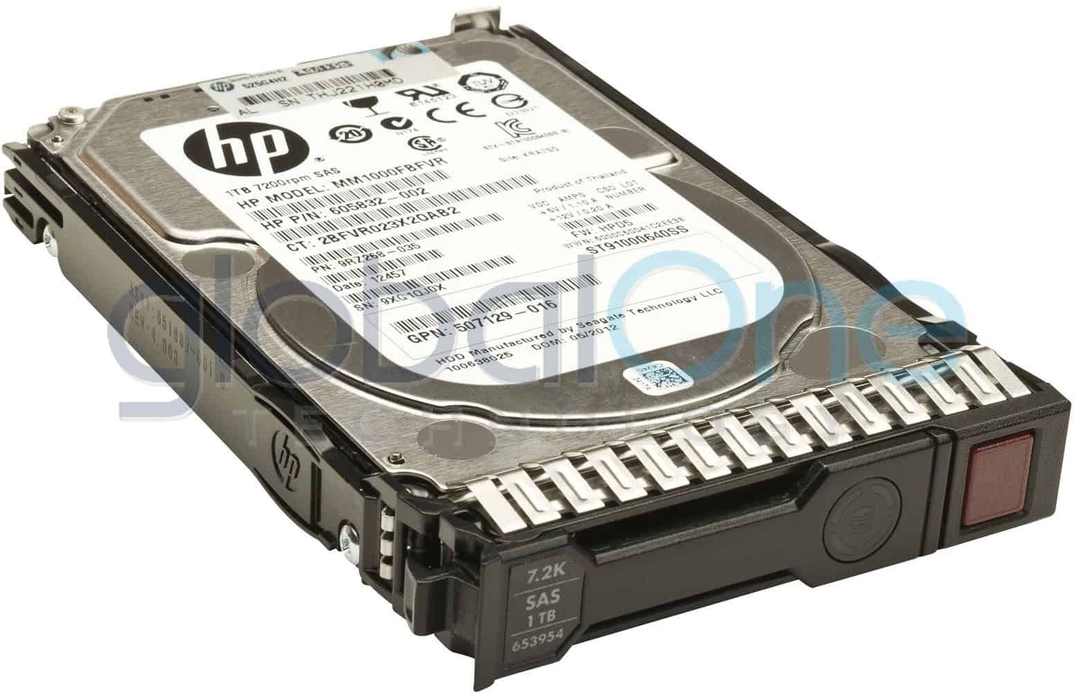 HP HDD - 1TB - 6G - SAS - 7.2K - 2.5 Inch (652749-B21) thumbnail
