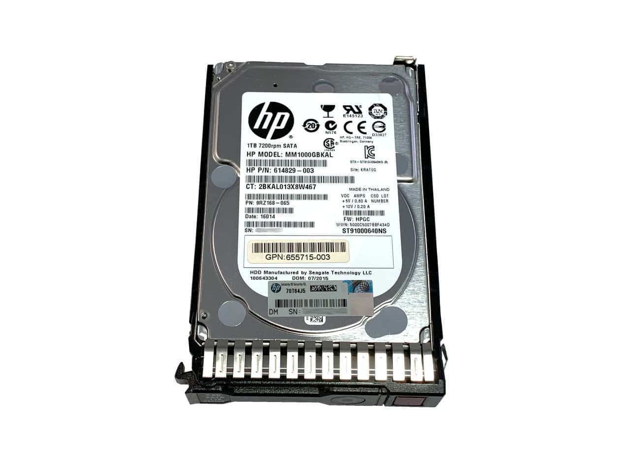 HP 1TB SATA hard drive (656108-001) thumbnail
