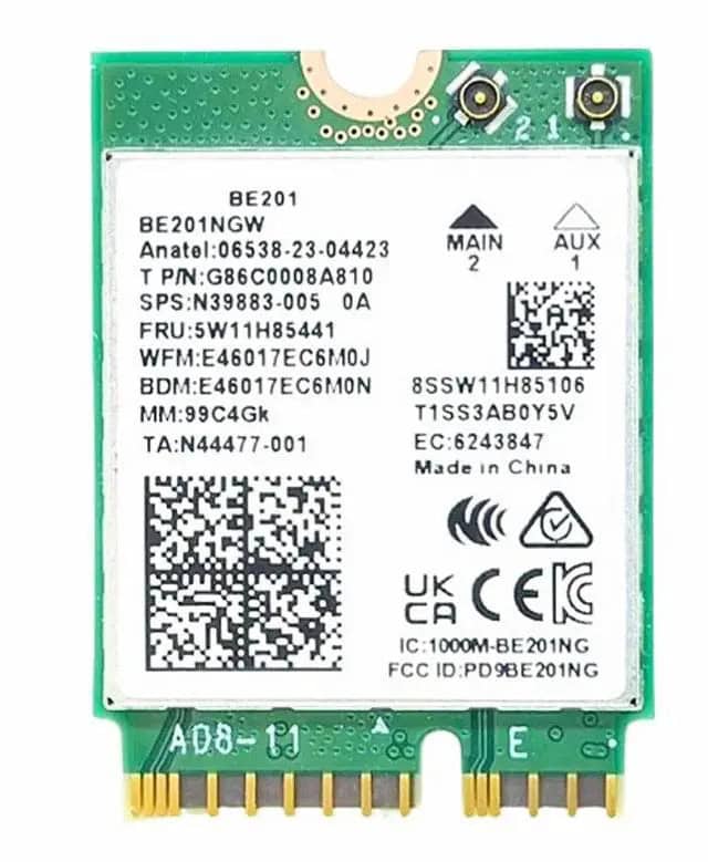 Intel Wi-Fi 7 BE201 2230 2x2 BE+BT vPro (BE201.NGWG) thumbnail