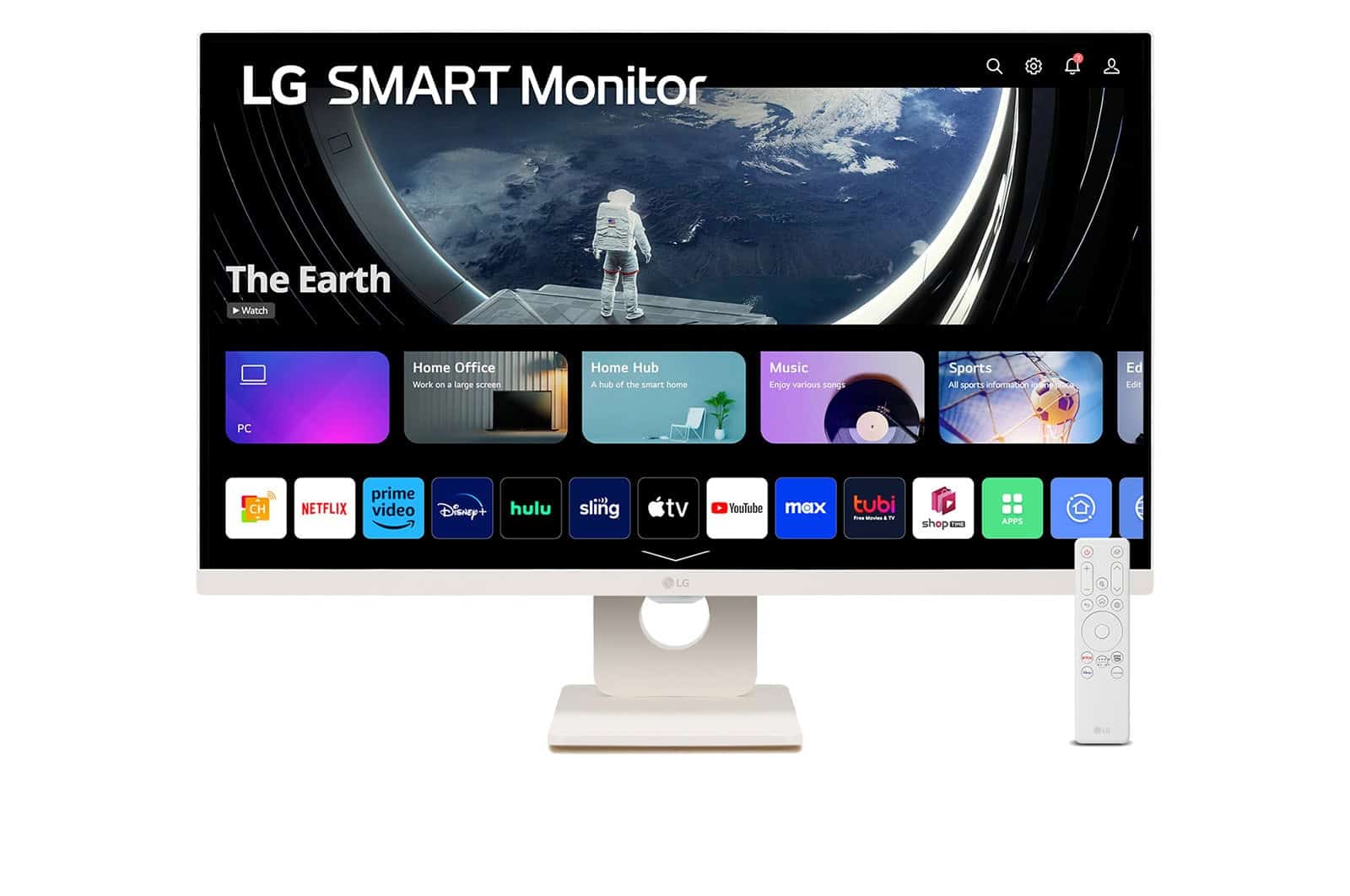 LG Smart 27SR50F-W.AEU computer monitor 68,6 cm (27) 1920 x 1080 Pixels Full HD LED Wit (27SR50F-W.AEU) thumbnail
