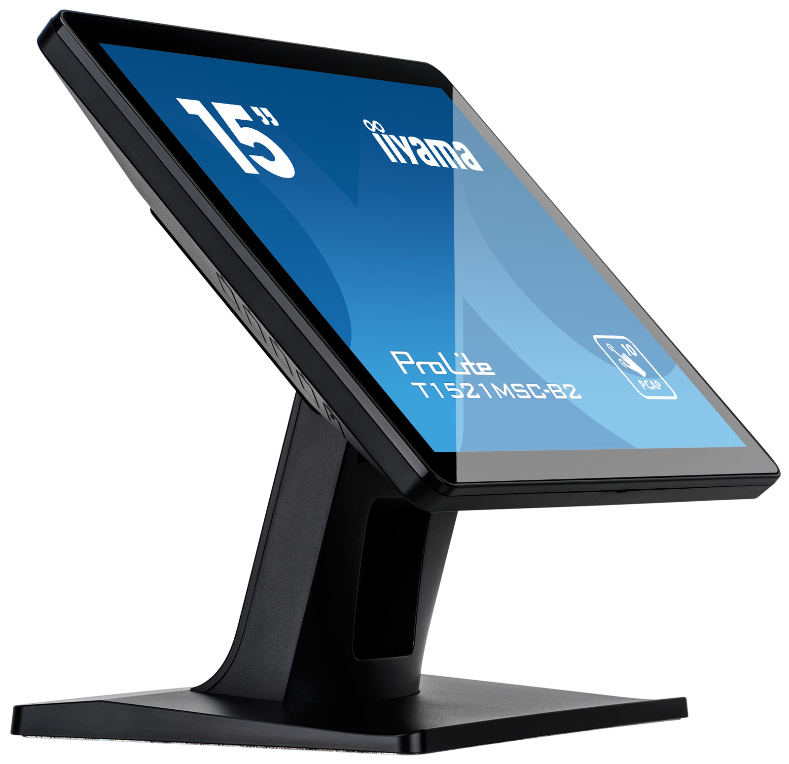 iiyama ProLite T1521MSC-B2 computer monitor 38,1 cm (15") 1024 x 768 Pixels XGA LED Touchscreen Tafelblad Zwart (T1521MSC-B2) thumbnail