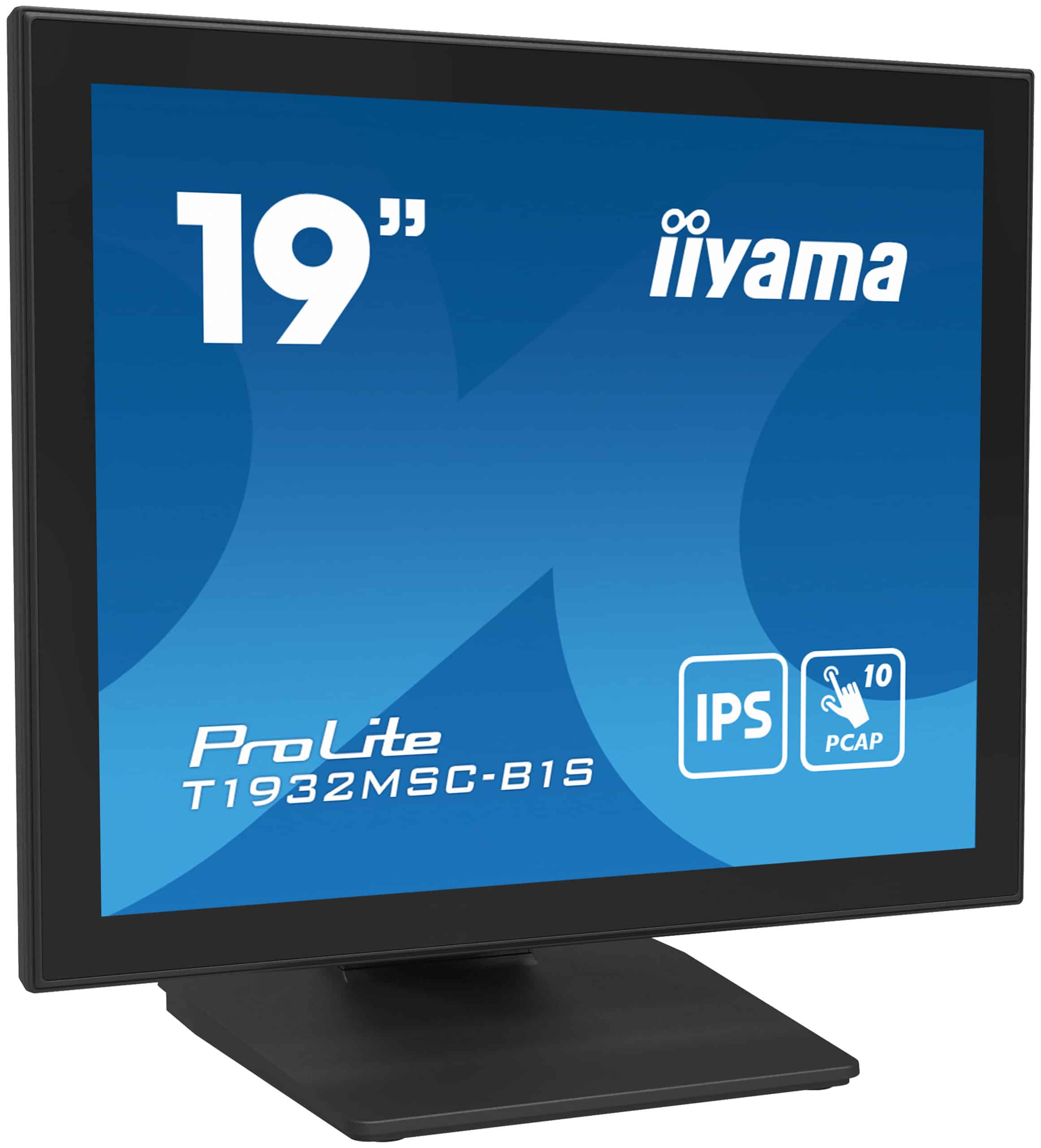 iiyama ProLite T1932MSC-B1S computer monitor 48,3 cm (19") 1280 x 1024 Pixels Full HD LED Touchscreen Tafelblad Zwart (T1932MSC-B1S) thumbnail