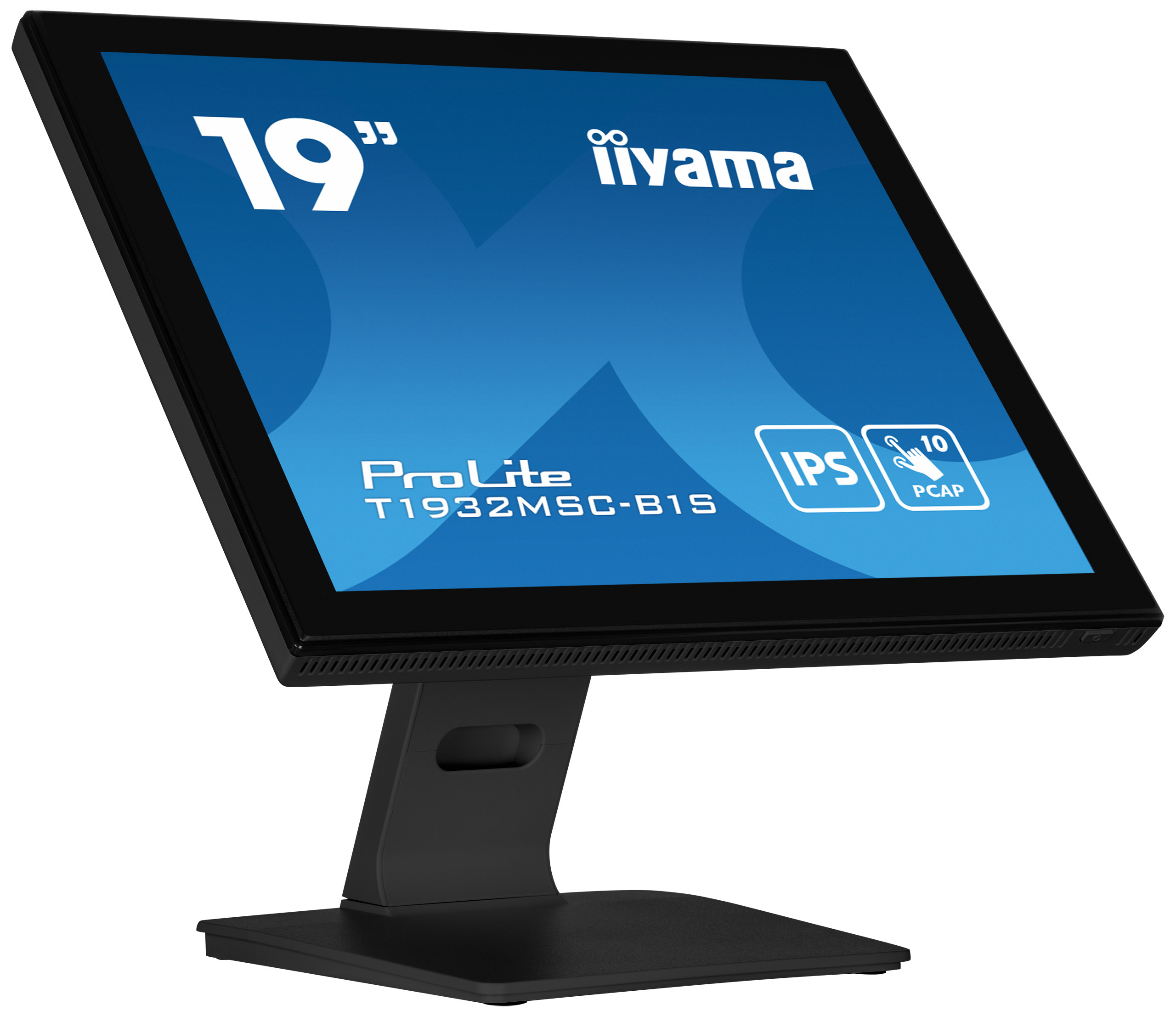 iiyama ProLite T1932MSC-B1S computer monitor 48,3 cm (19") 1280 x 1024 Pixels Full HD LED Touchscreen Tafelblad Zwart (T1932MSC-B1S) thumbnail