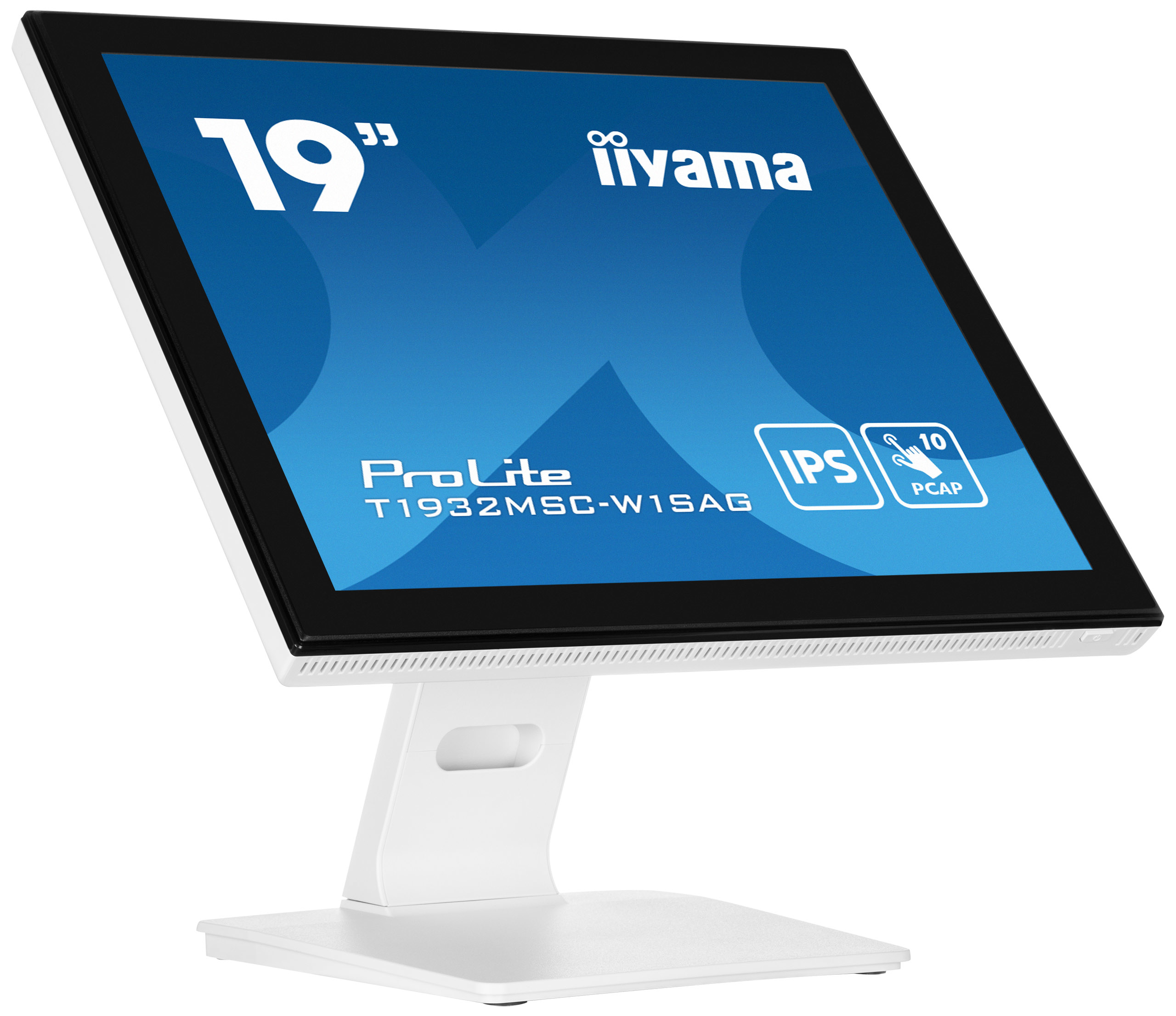 iiyama ProLite T1932MSC-W1SAG computer monitor 48,3 cm (19") 1280 x 1024 Pixels Full HD LED Touchscreen Tafelblad Wit (T1932MSC-W1SAG) thumbnail