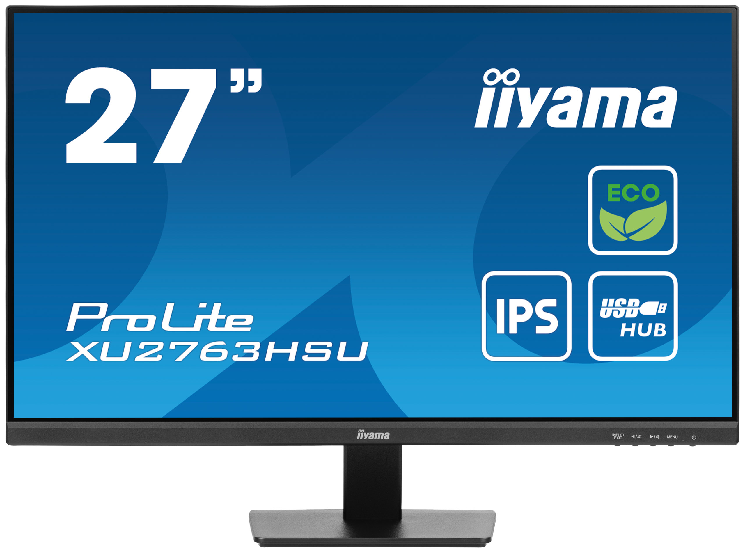 iiyama ProLite XU2763HSU-B1 computer monitor 68,6 cm (27") 1920 x 1080 Pixels Full HD LED Zwart (XU2763HSU-B1) thumbnail