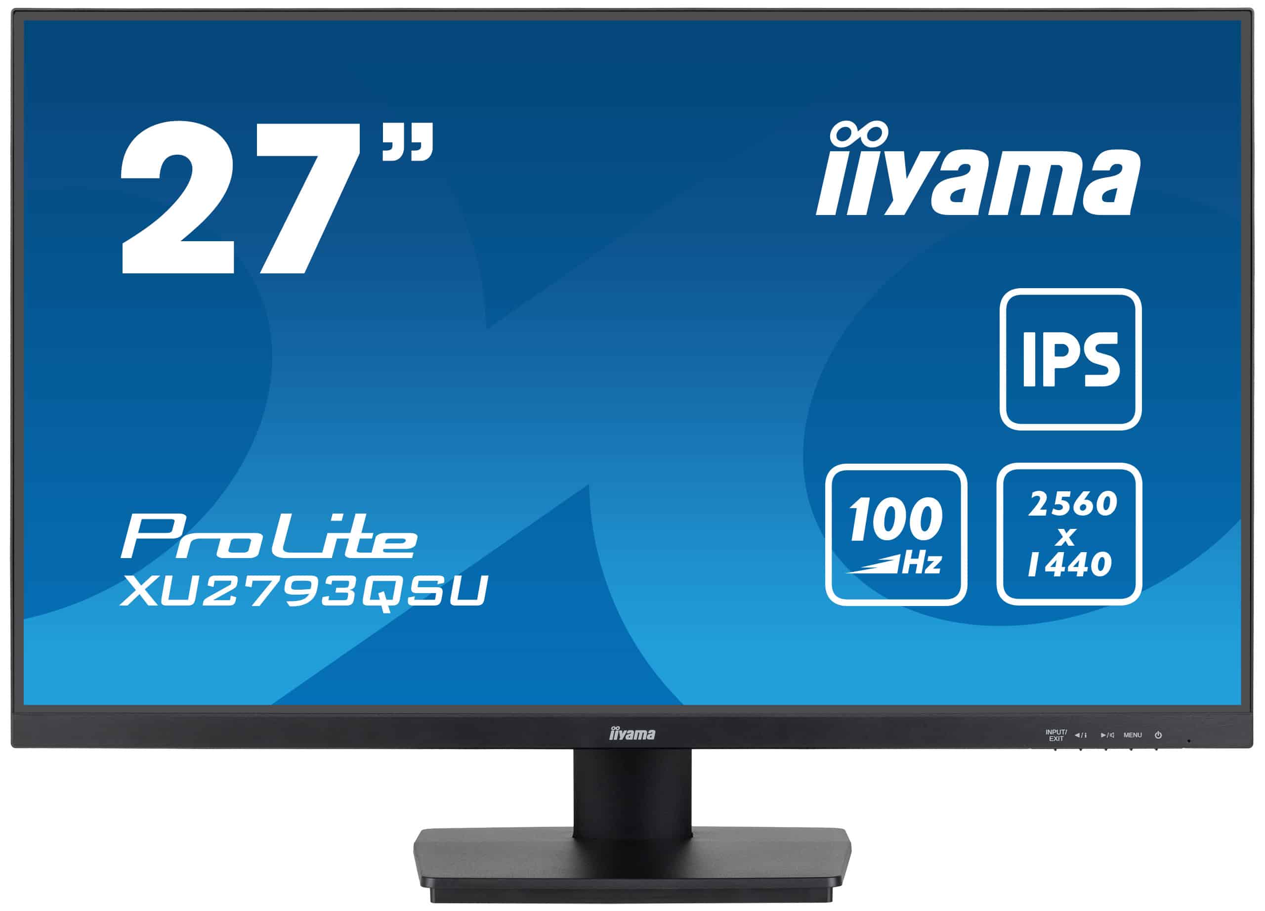 iiyama ProLite XU2793QSU-B6 computer monitor 68,6 cm (27) 2560 x 1440 Pixels Wide Quad HD LED Zwart (XU2793QSU-B6) thumbnail