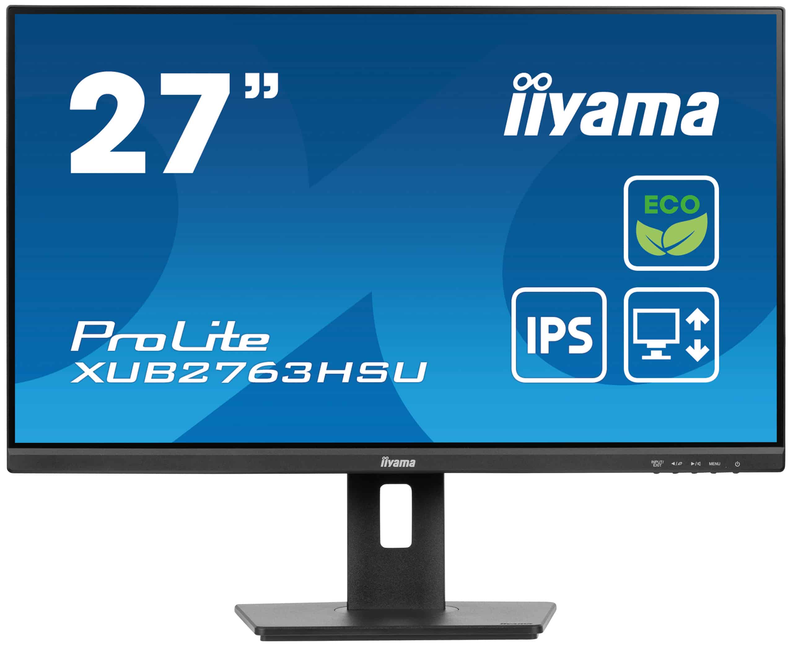 iiyama ProLite XUB2763HSU-B1 computer monitor 68,6 cm (27) 1920 x 1080 Pixels Full HD LED Zwart (XUB2763HSU-B1) thumbnail