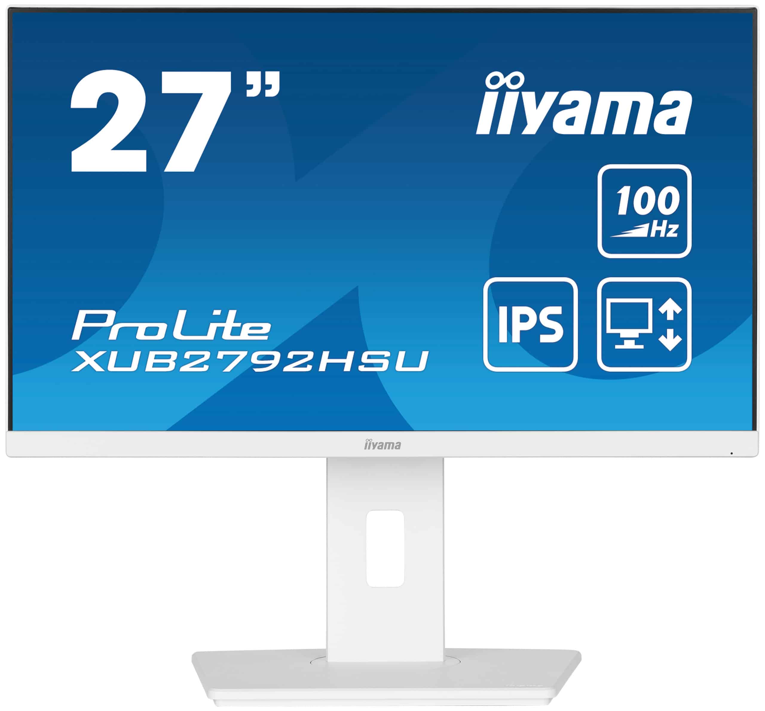 iiyama ProLite XUB2792HSU-W6 LED display 68,6 cm (27) 1920 x 1080 Pixels Full HD Wit (XUB2792HSU-W6) thumbnail