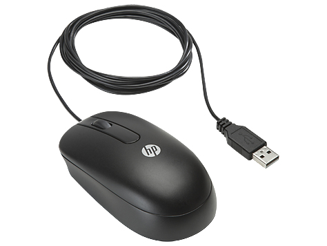 HP USB Optical Scroll Mouse muis Kantoor Ambidextrous USB Type-A Optisch 800 DPI (674316-001) thumbnail