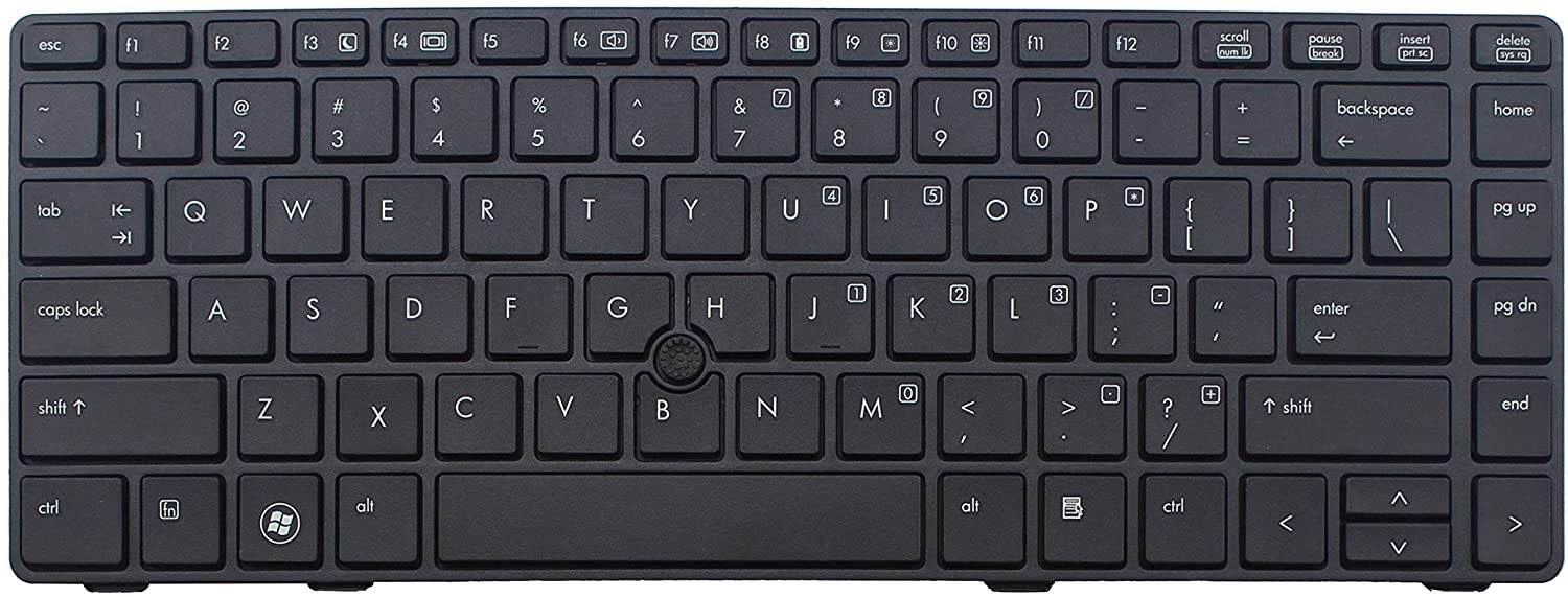 HP SPS-KEYBOARD W/PS 8470p W8-US (686299-001) thumbnail