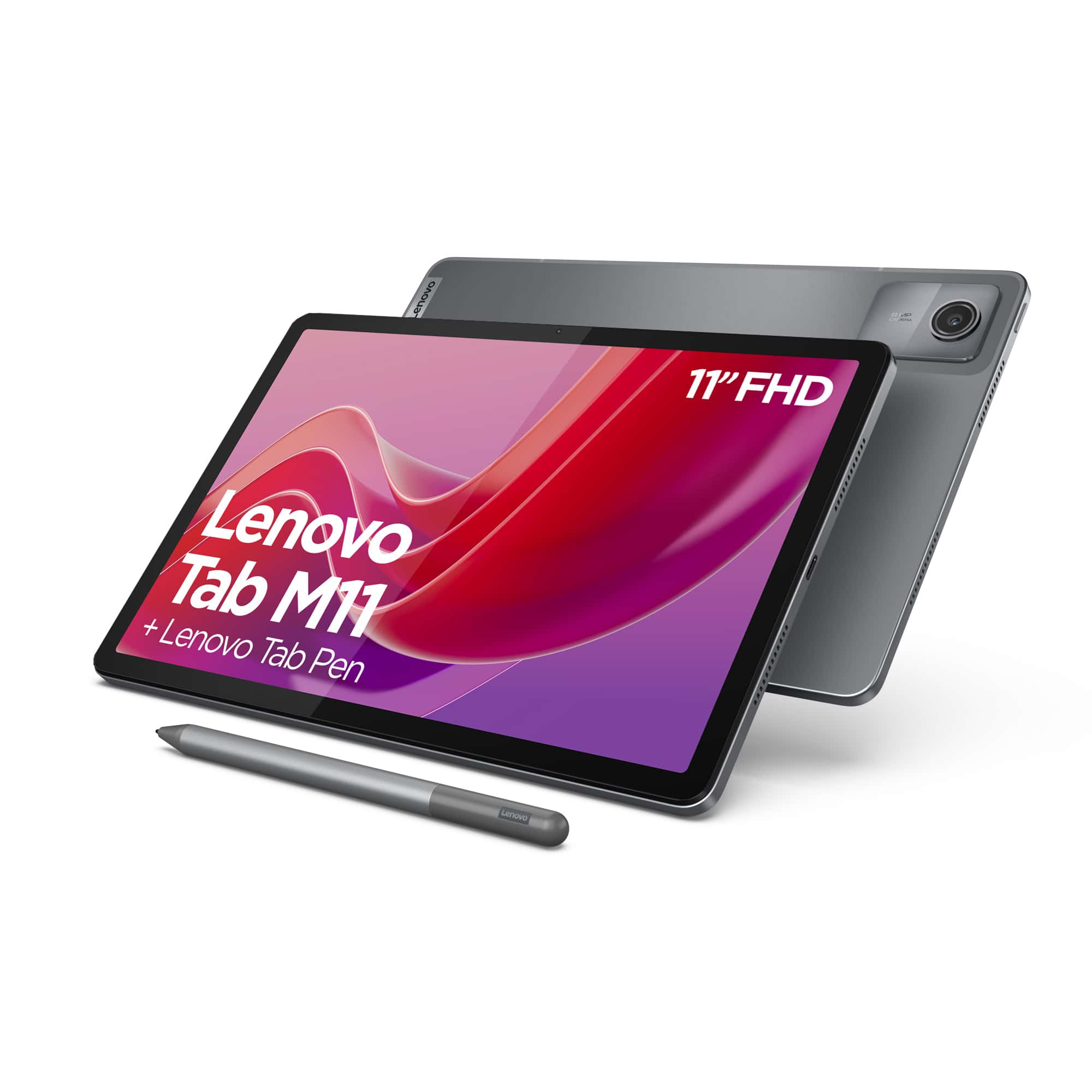 Lenovo Tab M11 128 GB 27,8 cm (10.9") Mediatek 4 GB Wi-Fi 5 (802.11ac) Android 13 Grijs (ZADA0134SE) thumbnail