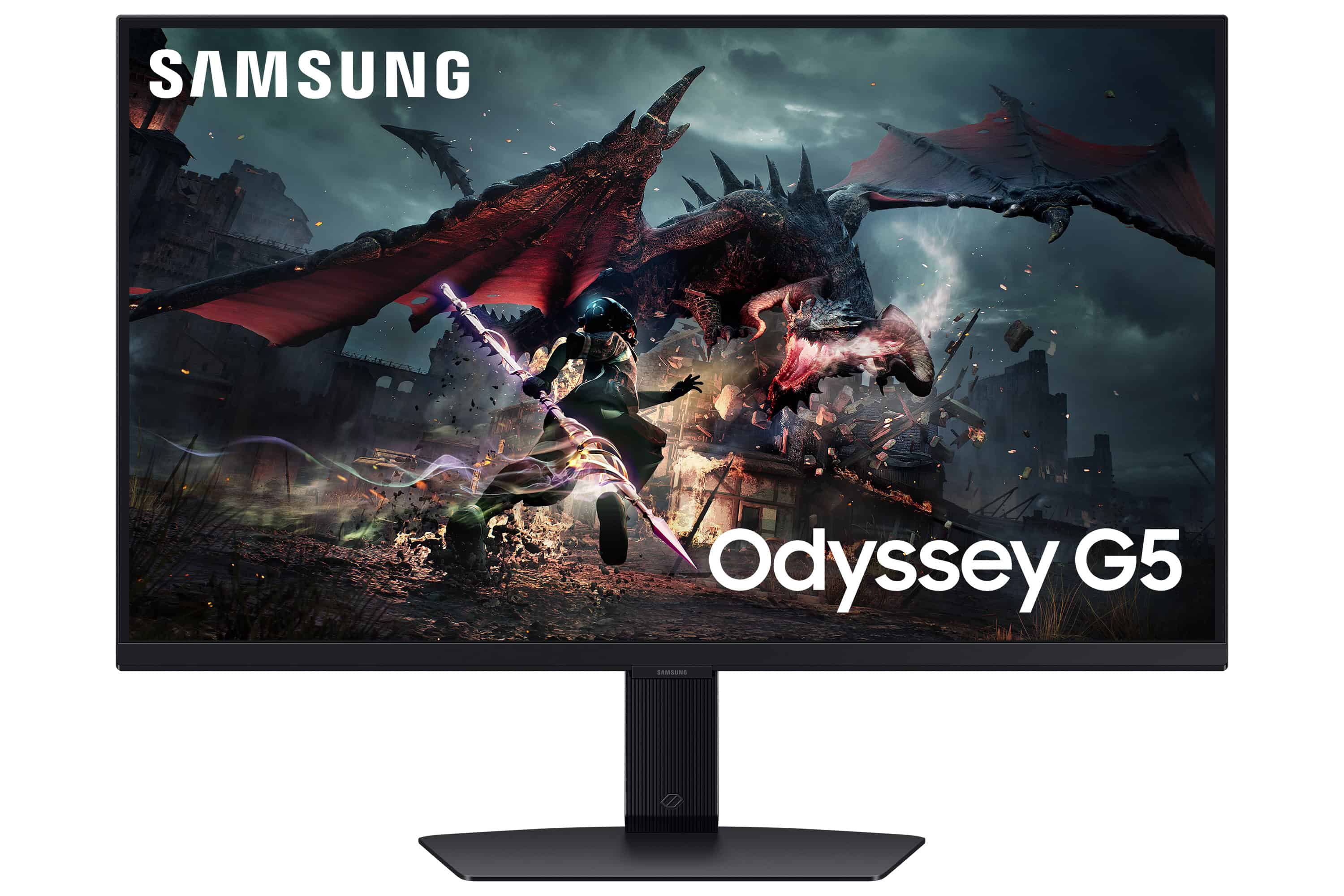 Samsung Odyssey G5 G50D computer monitor 68,6 cm (27) 2560 x 1440 Pixels Quad HD LED Zwart (LS32CG510EUXEN) thumbnail