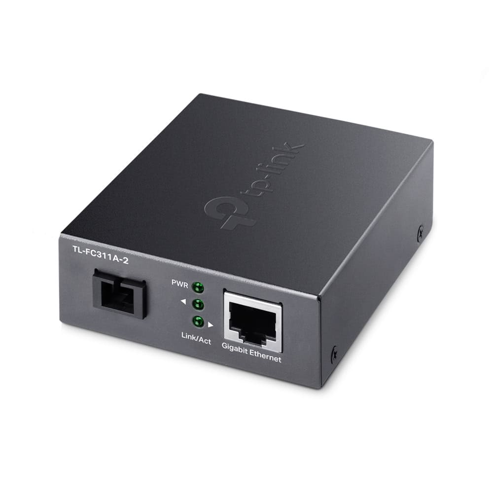 TP-Link TL-FC311A-2 netwerk media converter 1000 Mbit/s Single-mode Zwart (FC311A-2) thumbnail