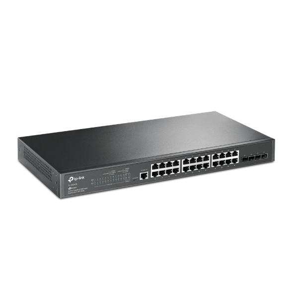 TP-Link TL-SG3428 netwerk-switch Managed L2/L3 Gigabit Ethernet (10/100/1000) 1U Zwart (SG3428) thumbnail