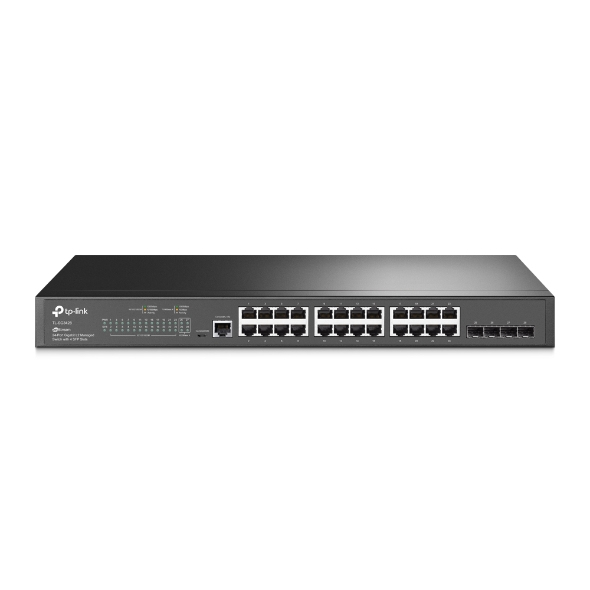 TP-Link TL-SG3428 netwerk-switch Managed L2/L3 Gigabit Ethernet (10/100/1000) 1U Zwart (SG3428) thumbnail