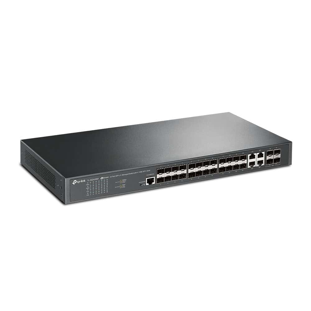 TP-Link TL-SG3428XF netwerk-switch Managed L2+ 1U Zwart (SG3428XF) thumbnail