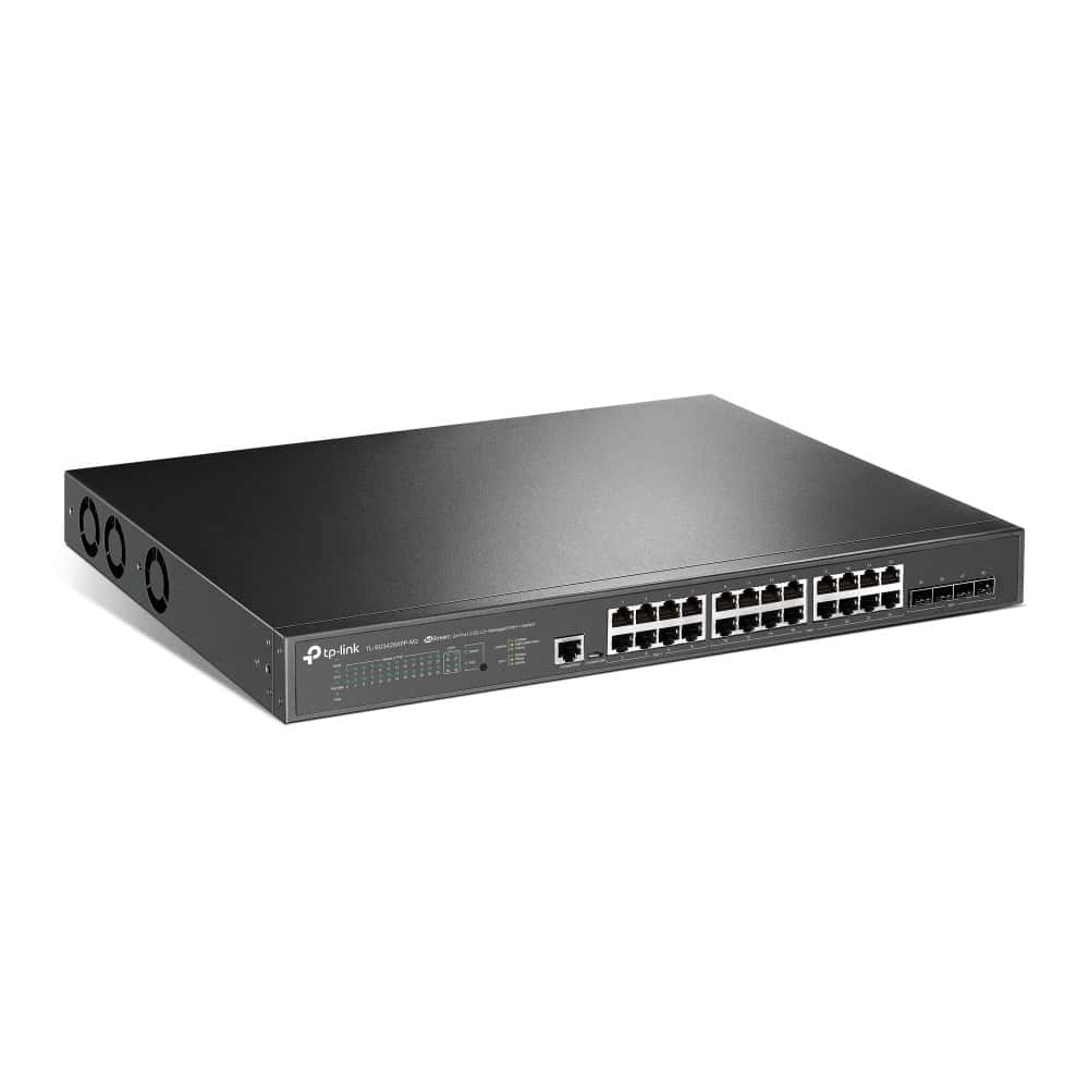 TP-Link TL-SG3428XPP-M2 netwerk-switch Managed L2+ 2.5G Ethernet (100/1000/2500) Power over Ethernet (PoE) 1U Zwart (SG3428XPP-M2) thumbnail