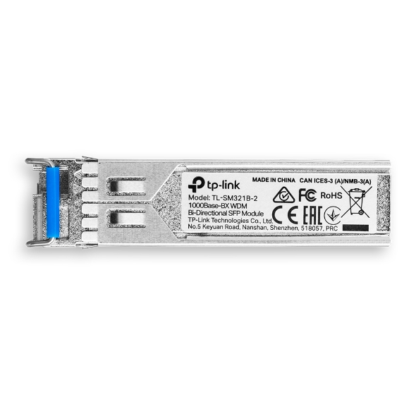 TP-Link TL-SM321B netwerk transceiver module Vezel-optiek 1250 Mbit/s SFP (SM321B-2) thumbnail