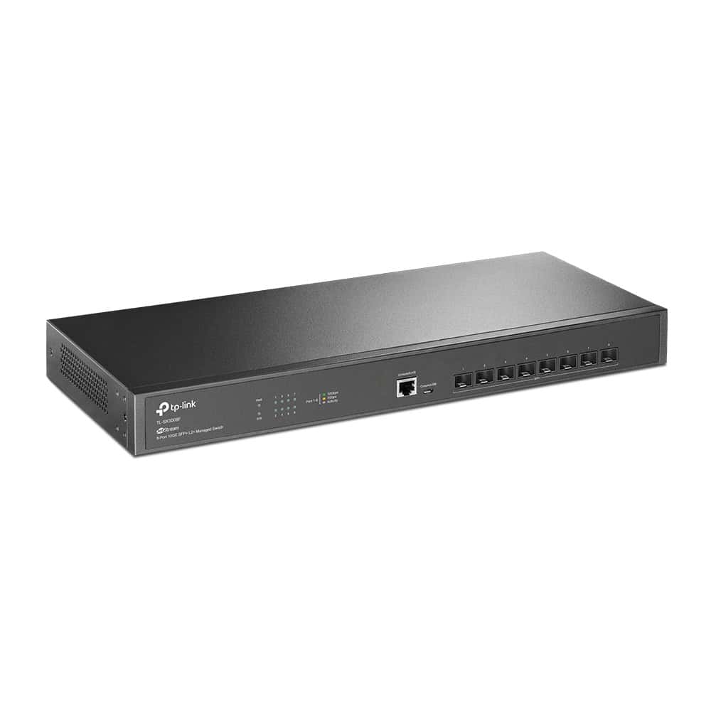 TP-Link TL-SX3008F netwerk-switch Managed L2/L3 Zwart (SX3008F) thumbnail