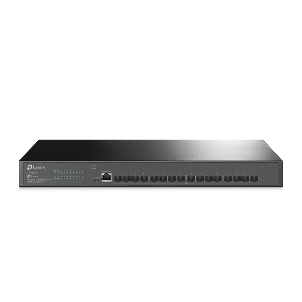 TP-Link TL-SX3016F netwerk-switch Managed L2/L2+ Zwart (SX3016F) thumbnail