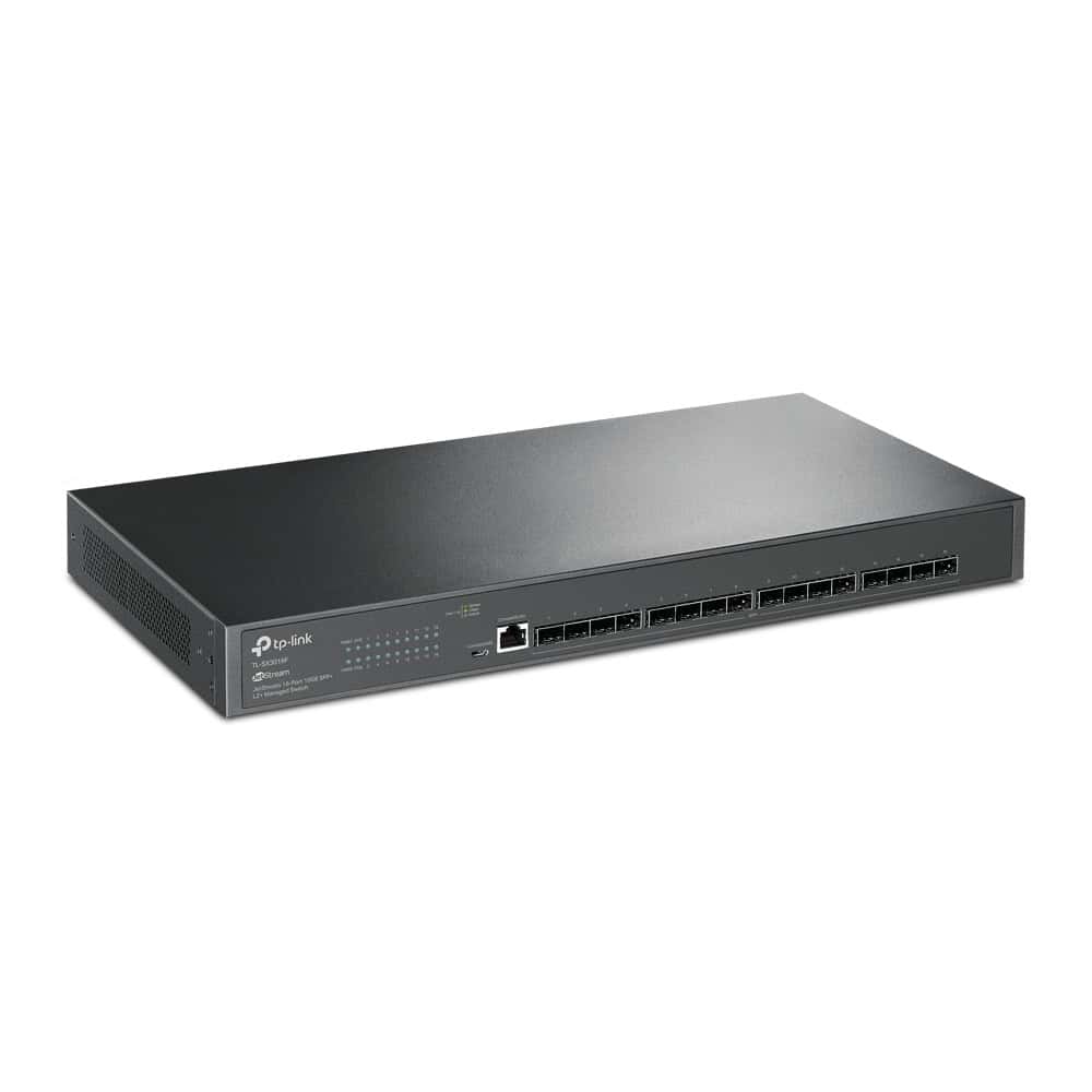 TP-Link TL-SX3016F netwerk-switch Managed L2/L2+ Zwart (SX3016F) thumbnail