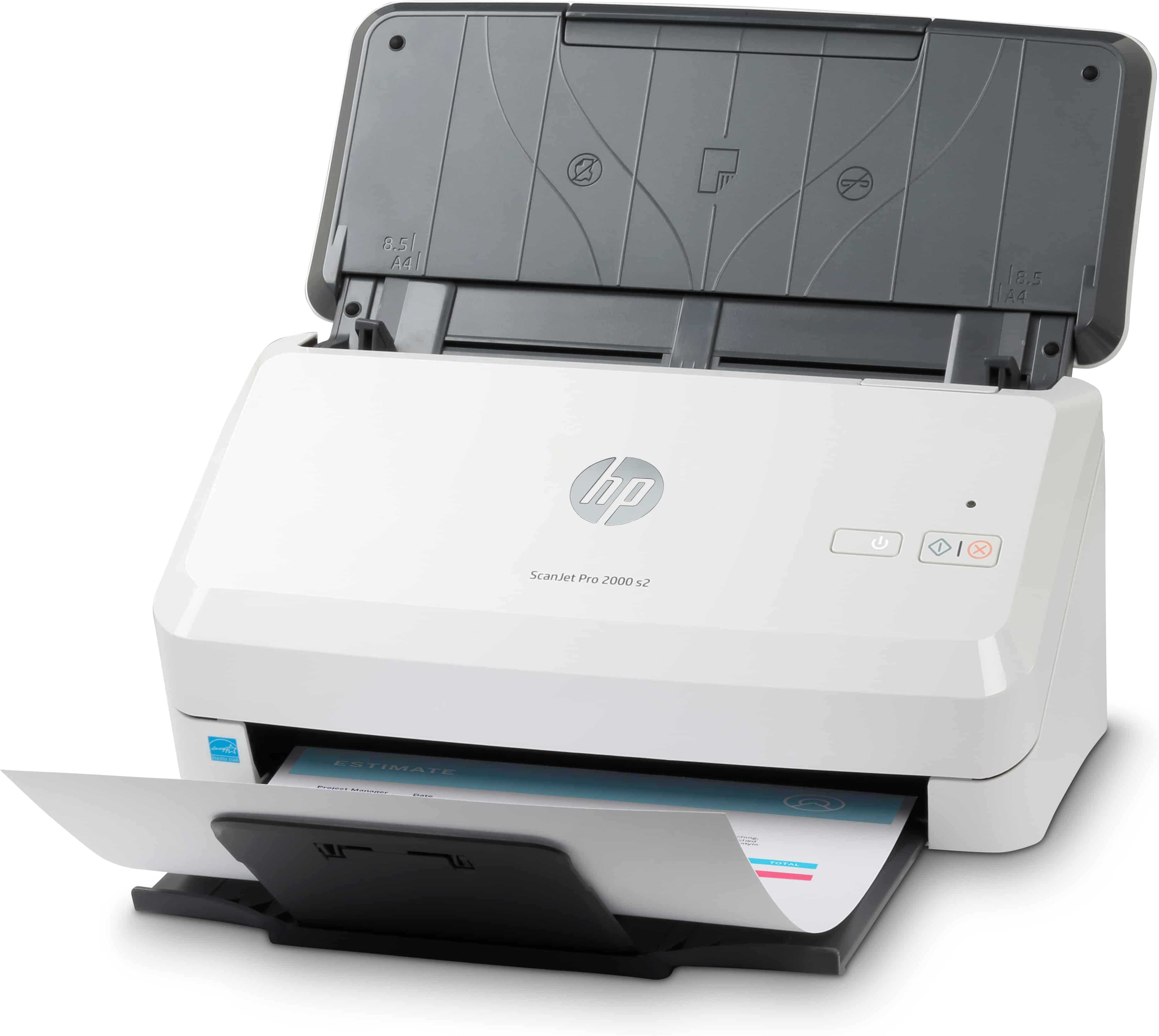 HP Scanjet Pro 2000 s2 Sheet-feed Scanner Paginascanner 600 x 600 DPI A4 Zwart, Wit (6FW06A) thumbnail