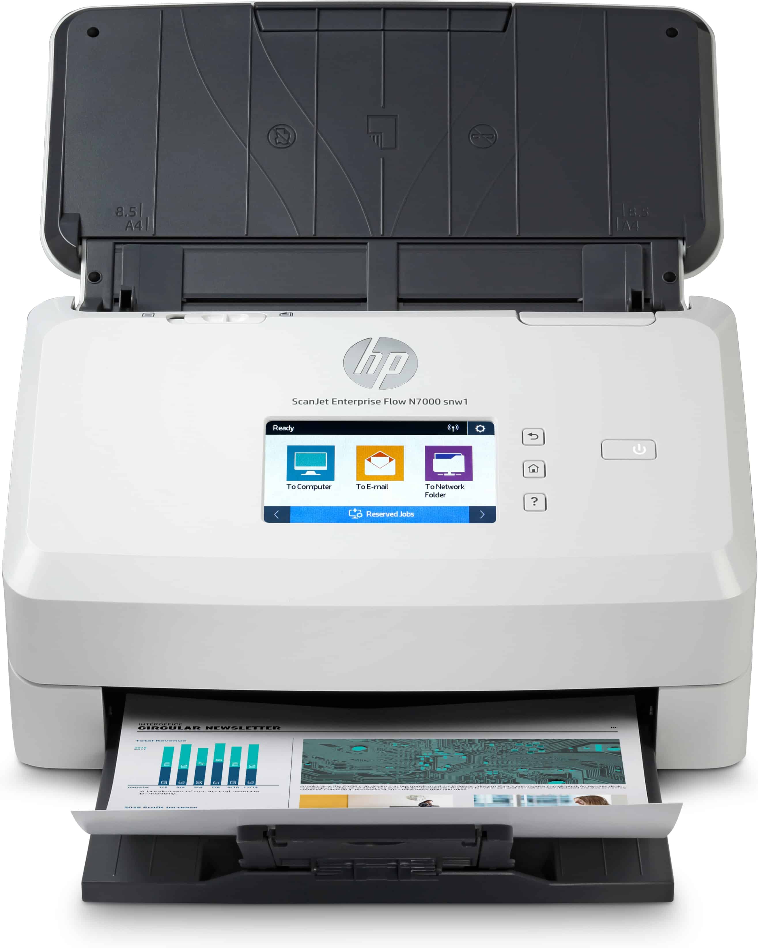 HP Scanjet Enterprise Flow N7000 Paginascanner 600 x 600 DPI A4 Wit (6FW10A) thumbnail