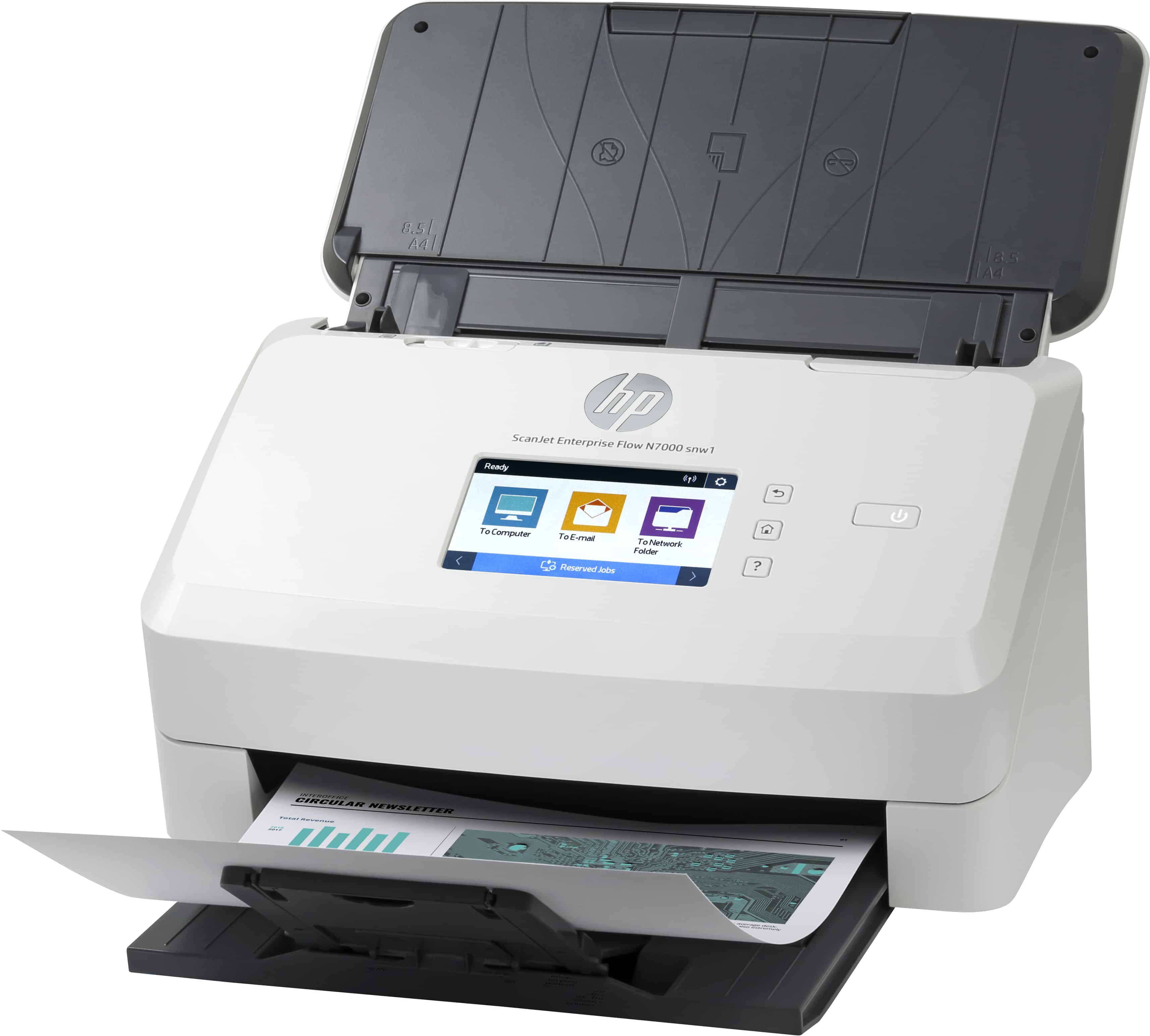 HP Scanjet Enterprise Flow N7000 Paginascanner 600 x 600 DPI A4 Wit (6FW10A) thumbnail