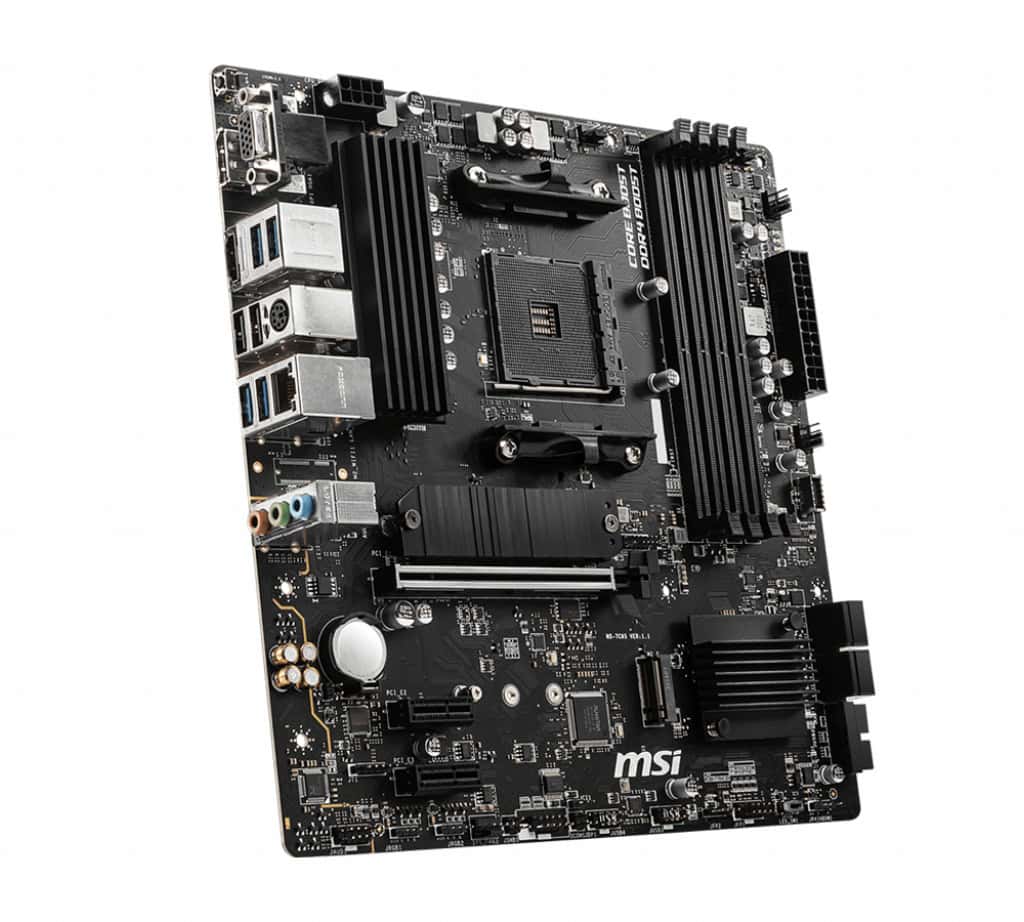 MSI B550M PRO-VDH moederbord AMD B550 Socket AM4 micro ATX (7C95-017R) thumbnail