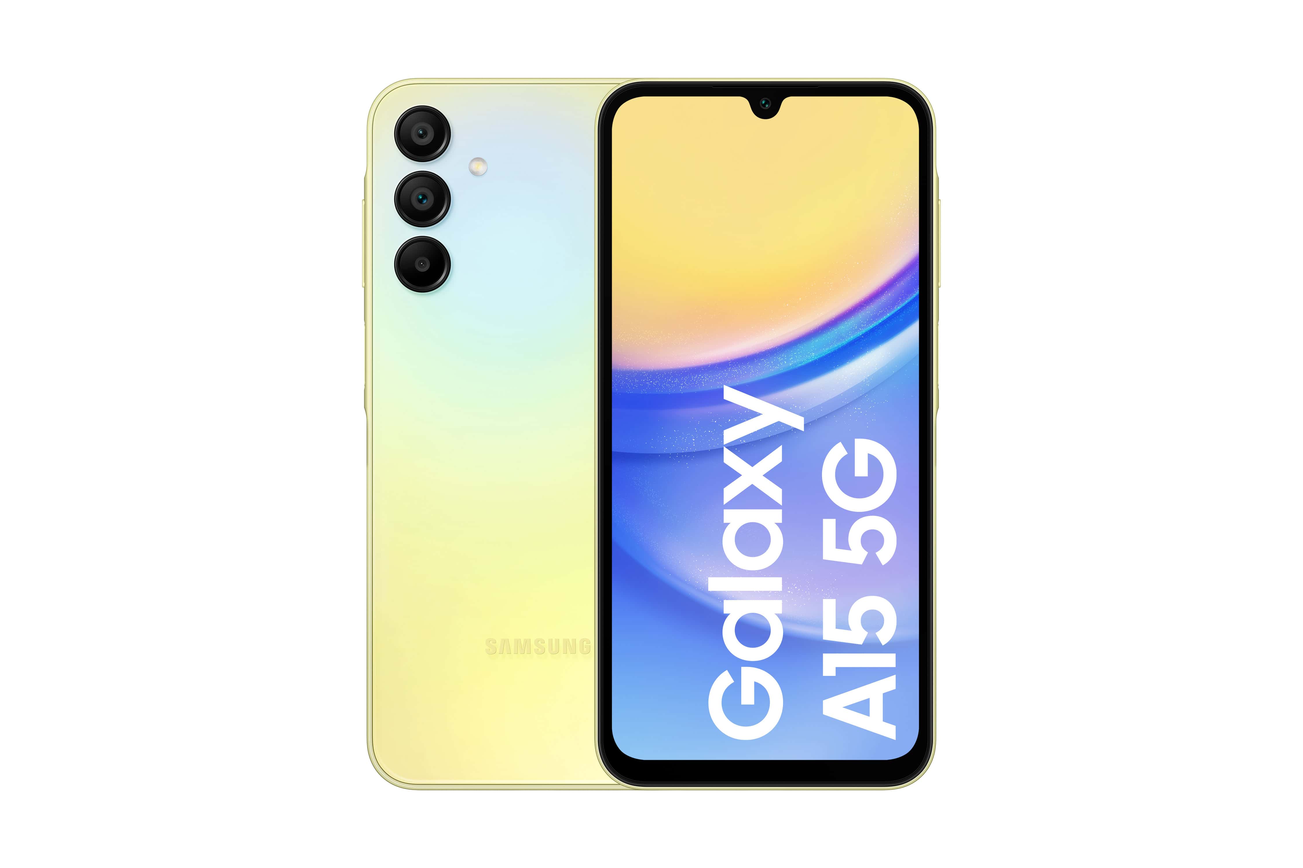 Samsung Galaxy SM-A156B 16,5 cm (6.5) Hybride Dual SIM Android 14 5G USB Type-C 4 GB 128 GB 5000 mAh Geel (SM-A156BZYDEUB) thumbnail Samsung Galaxy SM-A156B 16,5 cm (6.5) Hybride Dual SIM Android 14 5G USB Type-C 4 GB 128 GB 5000 mAh Geel (SM-A156BZYDEUB) thumbnail