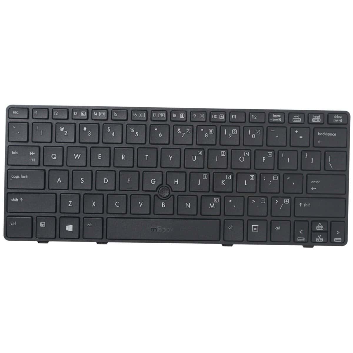 HP SPS-KEYBOARD W/PT STICK W8 US (701979-001) thumbnail