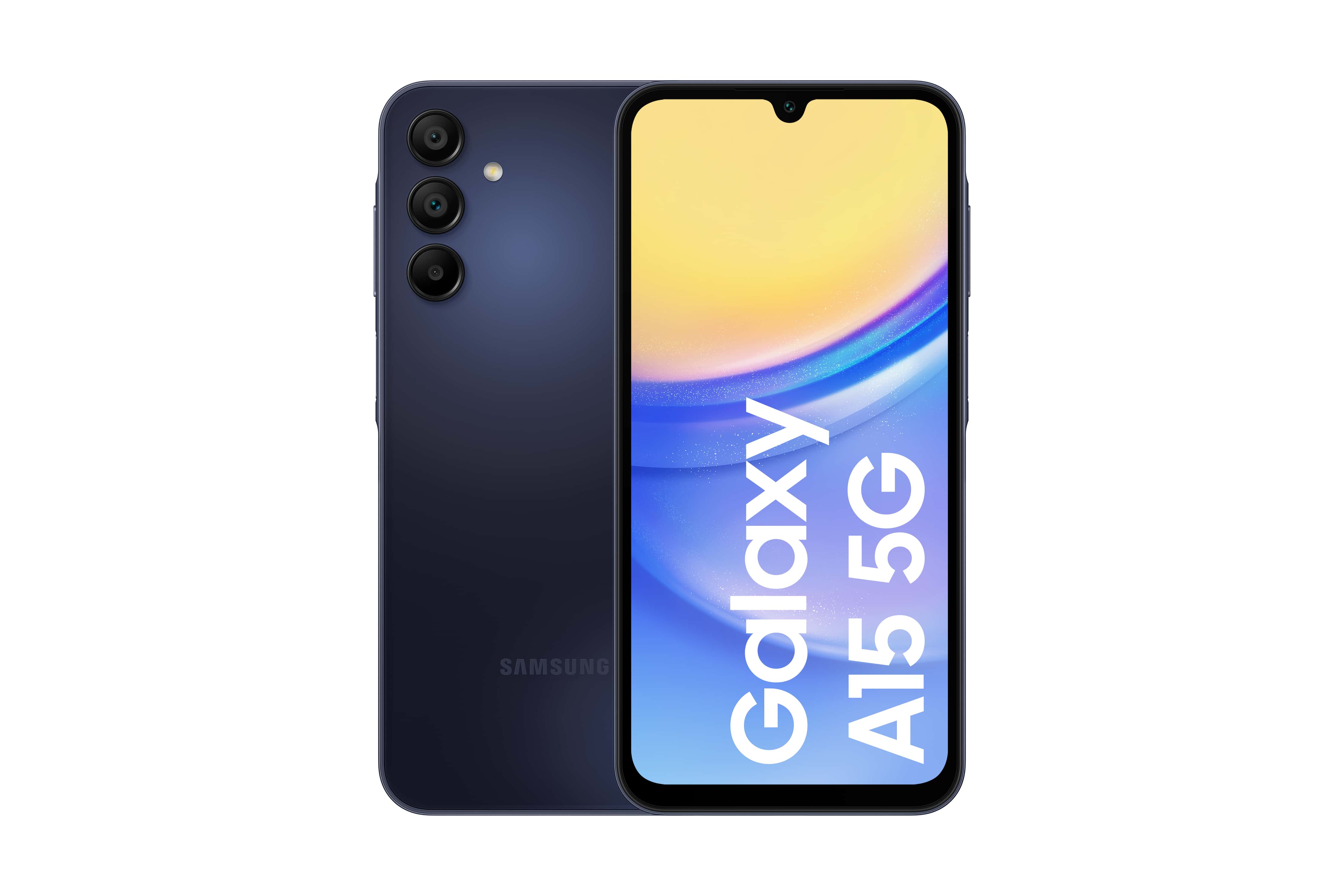 Samsung Galaxy SM-A156B 16,5 cm (6.5) Hybride Dual SIM Android 14 5G USB Type-C 4 GB 128 GB 5000 mAh Zwart, Blauw (SM-A156BZKDEUB) thumbnail Samsung Galaxy SM-A156B 16,5 cm (6.5) Hybride Dual SIM Android 14 5G USB Type-C 4 GB 128 GB 5000 mAh Zwart, Blauw (SM-A156BZKDEUB) thumbnail