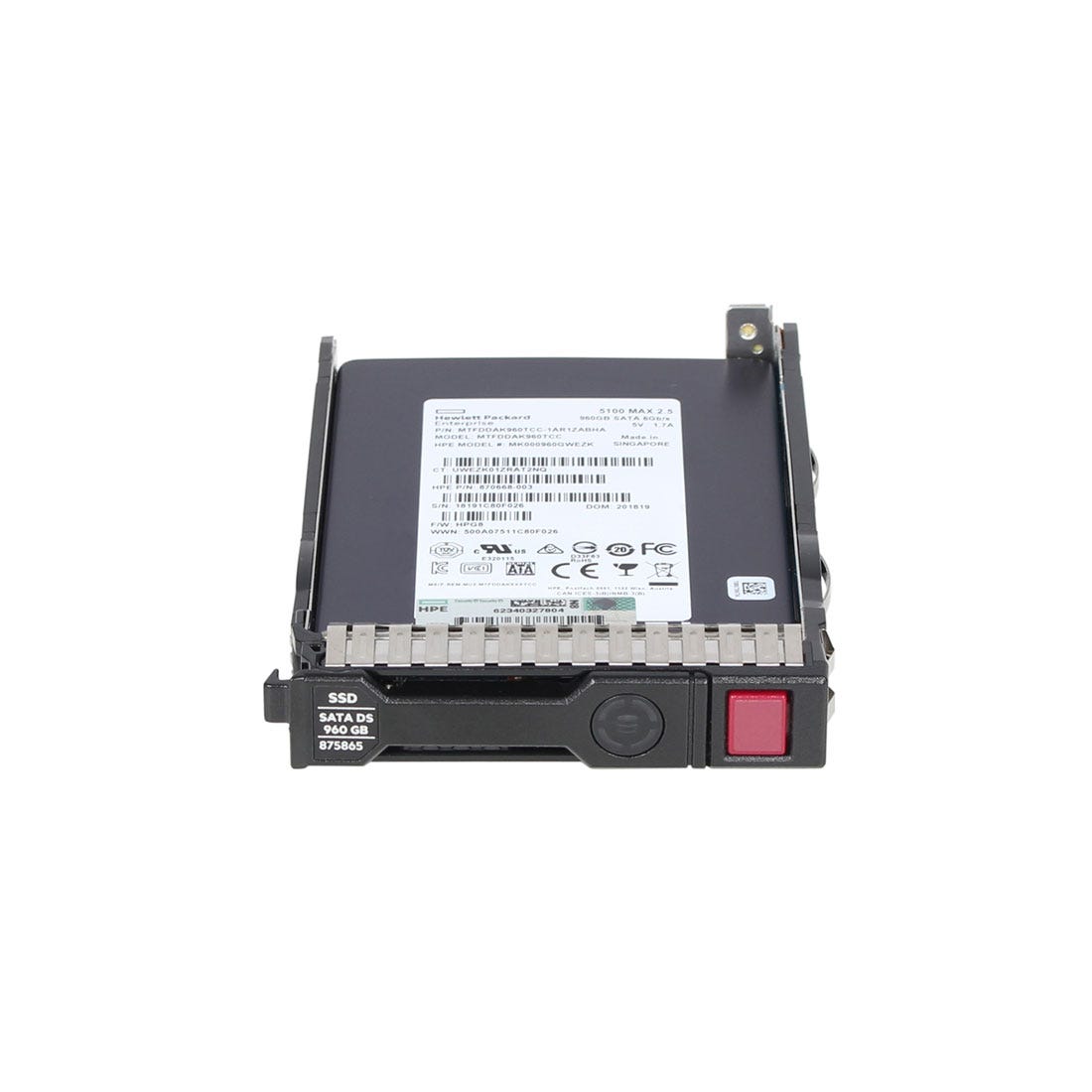 HP 960GB SATA MU SFF SC DS SSD (875474-B21) thumbnail