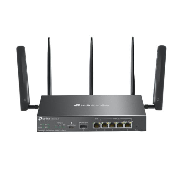 TP-Link Omada ER706W-4G draadloze router Gigabit Ethernet Dual-band (2.4 GHz / 5 GHz) Zwart (ER706W-4G) thumbnail