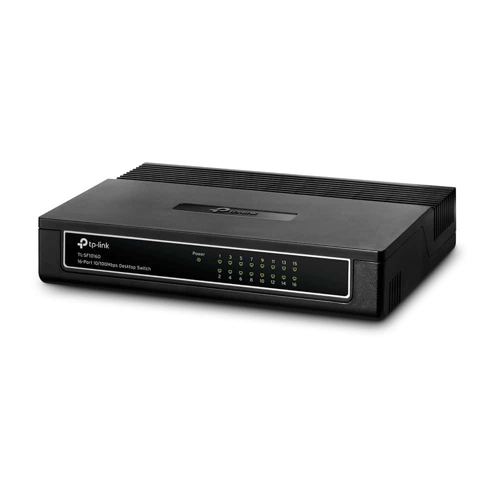 TP-Link TL-SF1016D Unmanaged Fast Ethernet (10/100) Zwart (SF1016D) thumbnail
